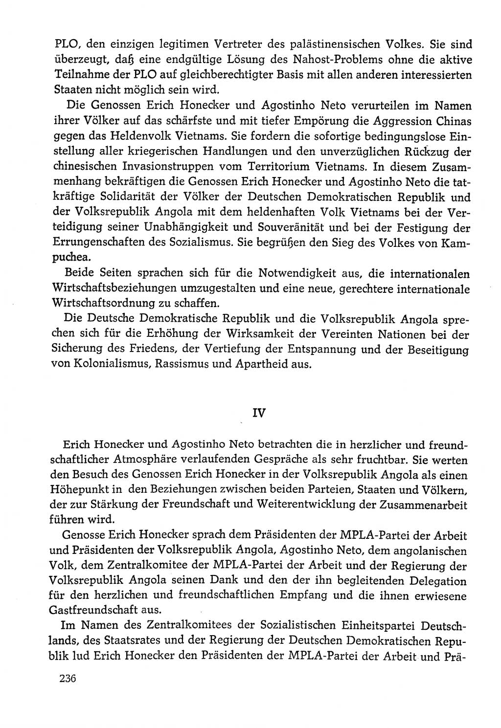 Dokumente der Sozialistischen Einheitspartei Deutschlands (SED) [Deutsche Demokratische Republik (DDR)] 1978-1979, Seite 236 (Dok. SED DDR 1978-1979, S. 236)