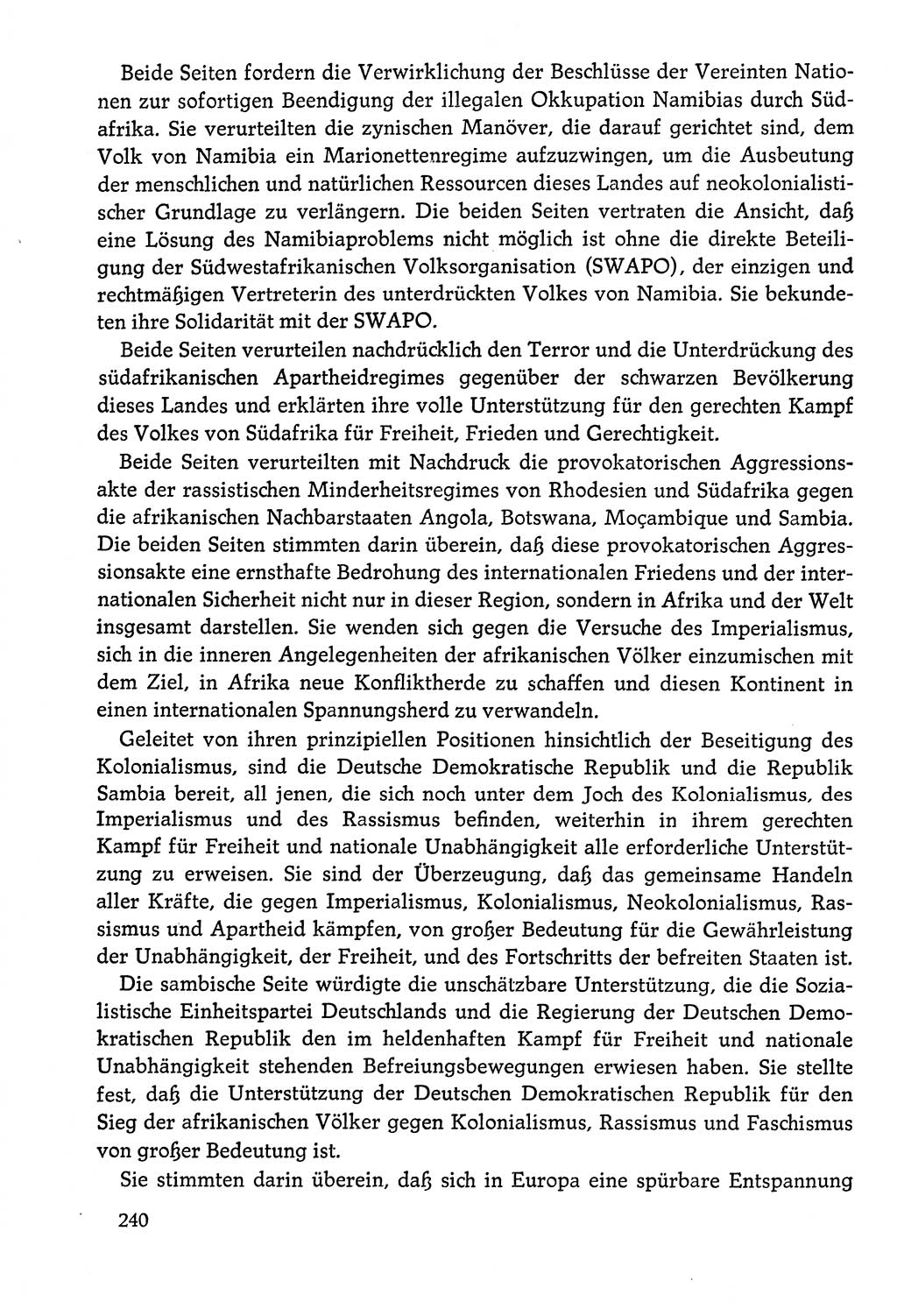 Dokumente der Sozialistischen Einheitspartei Deutschlands (SED) [Deutsche Demokratische Republik (DDR)] 1978-1979, Seite 240 (Dok. SED DDR 1978-1979, S. 240)