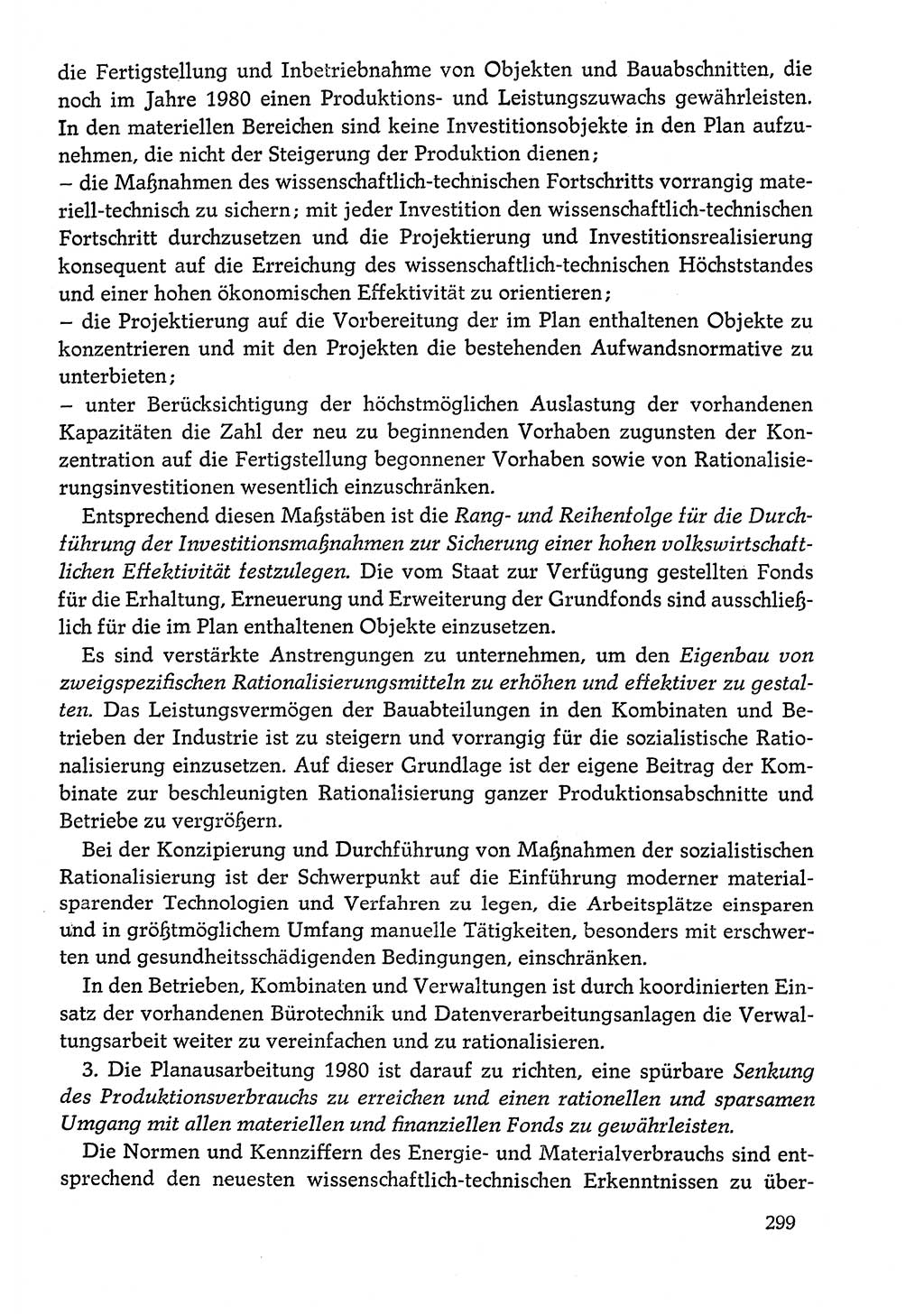 Dokumente der Sozialistischen Einheitspartei Deutschlands (SED) [Deutsche Demokratische Republik (DDR)] 1978-1979, Seite 299 (Dok. SED DDR 1978-1979, S. 299)