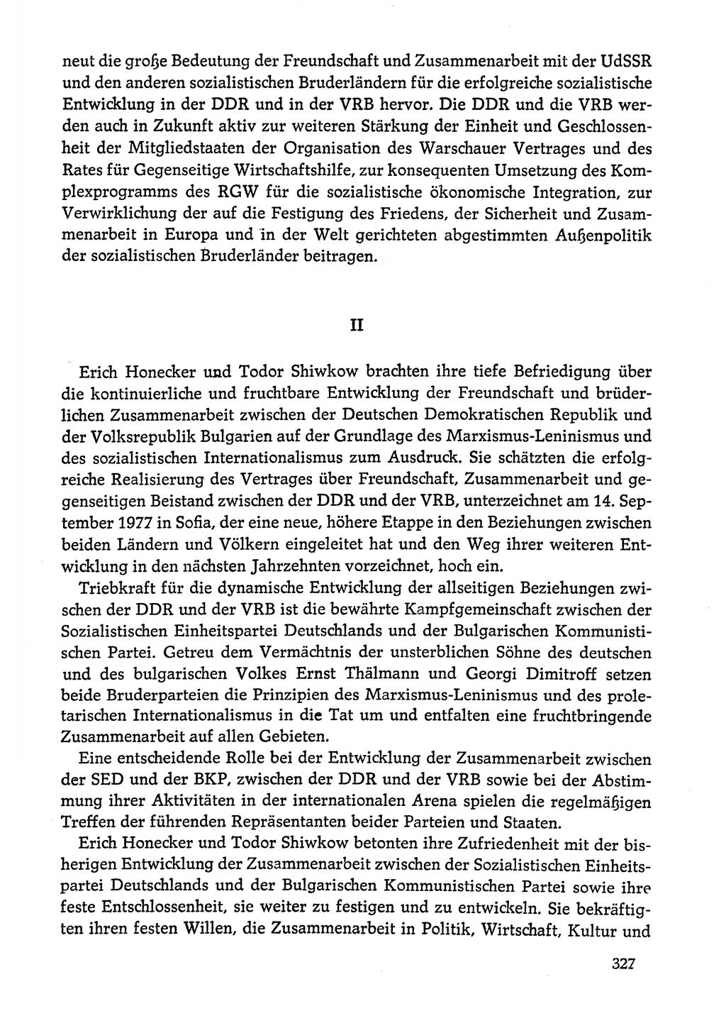Dokumente der Sozialistischen Einheitspartei Deutschlands (SED) [Deutsche Demokratische Republik (DDR)] 1978-1979, Seite 327 (Dok. SED DDR 1978-1979, S. 327)