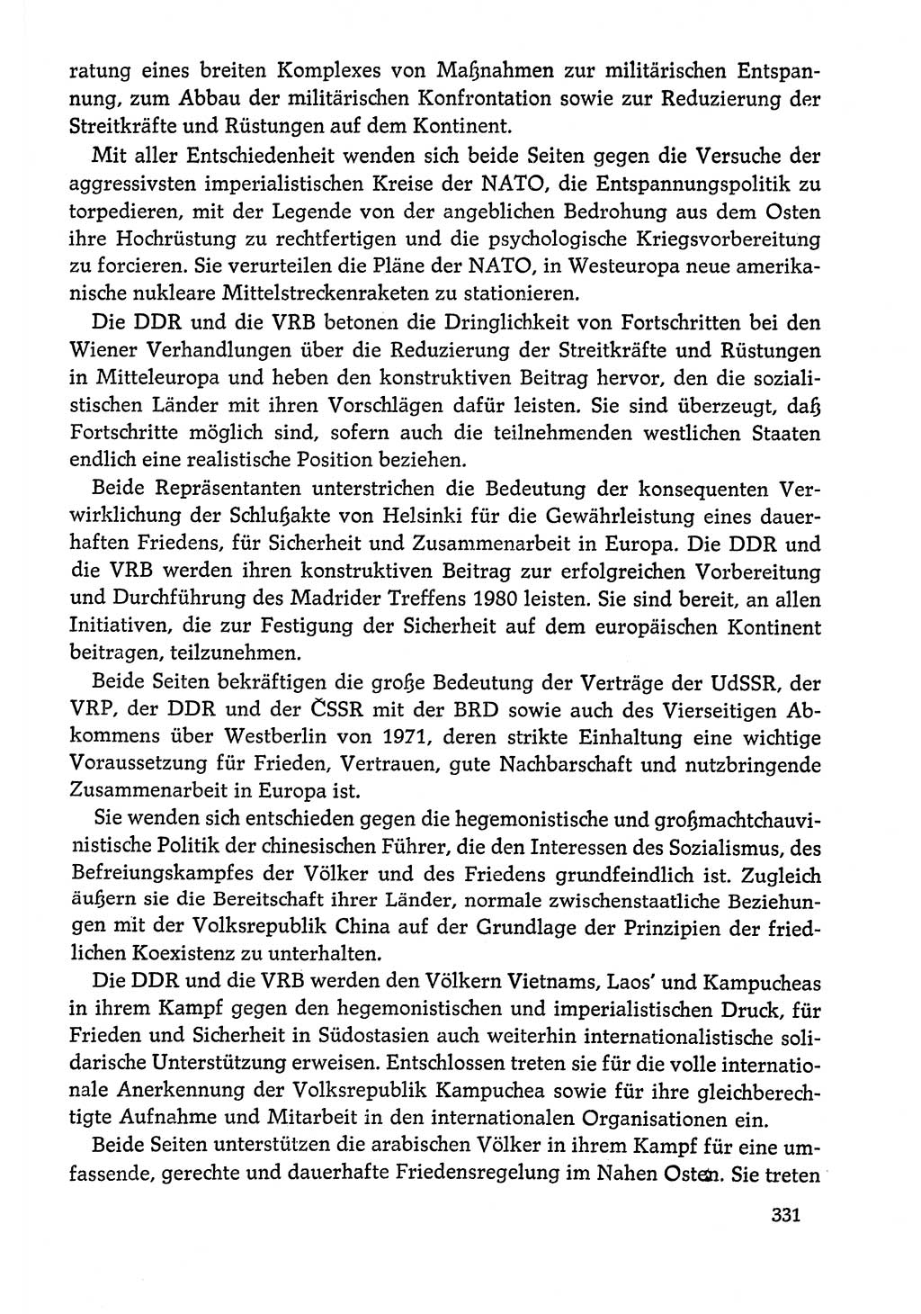 Dokumente der Sozialistischen Einheitspartei Deutschlands (SED) [Deutsche Demokratische Republik (DDR)] 1978-1979, Seite 331 (Dok. SED DDR 1978-1979, S. 331)
