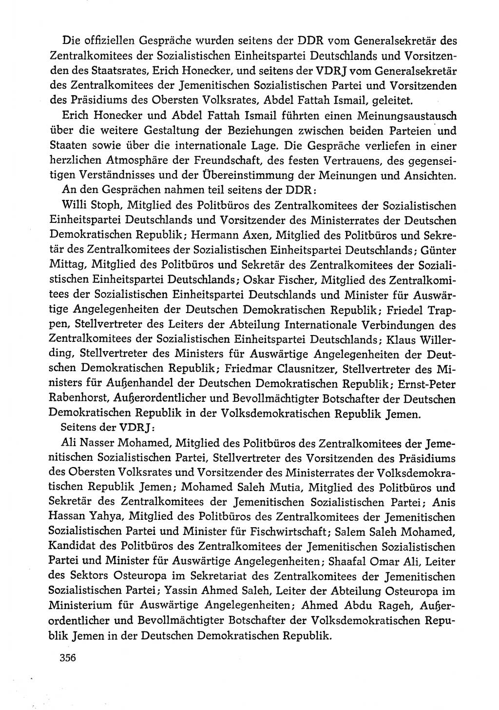 Dokumente der Sozialistischen Einheitspartei Deutschlands (SED) [Deutsche Demokratische Republik (DDR)] 1978-1979, Seite 356 (Dok. SED DDR 1978-1979, S. 356)