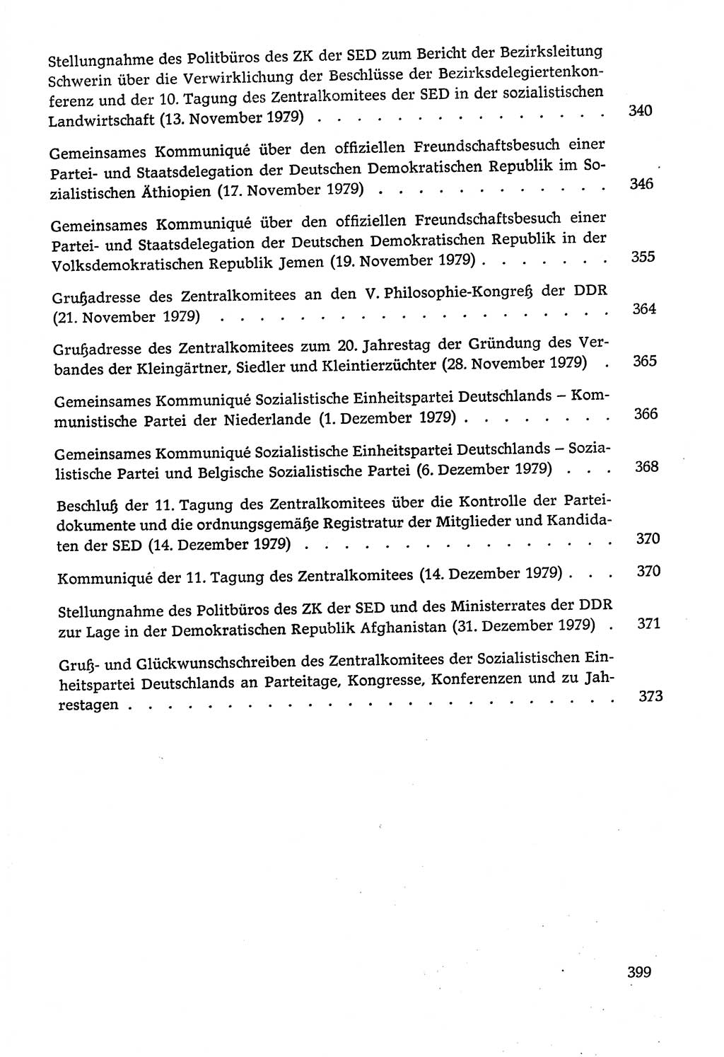 Dokumente der Sozialistischen Einheitspartei Deutschlands (SED) [Deutsche Demokratische Republik (DDR)] 1978-1979, Seite 399 (Dok. SED DDR 1978-1979, S. 399)