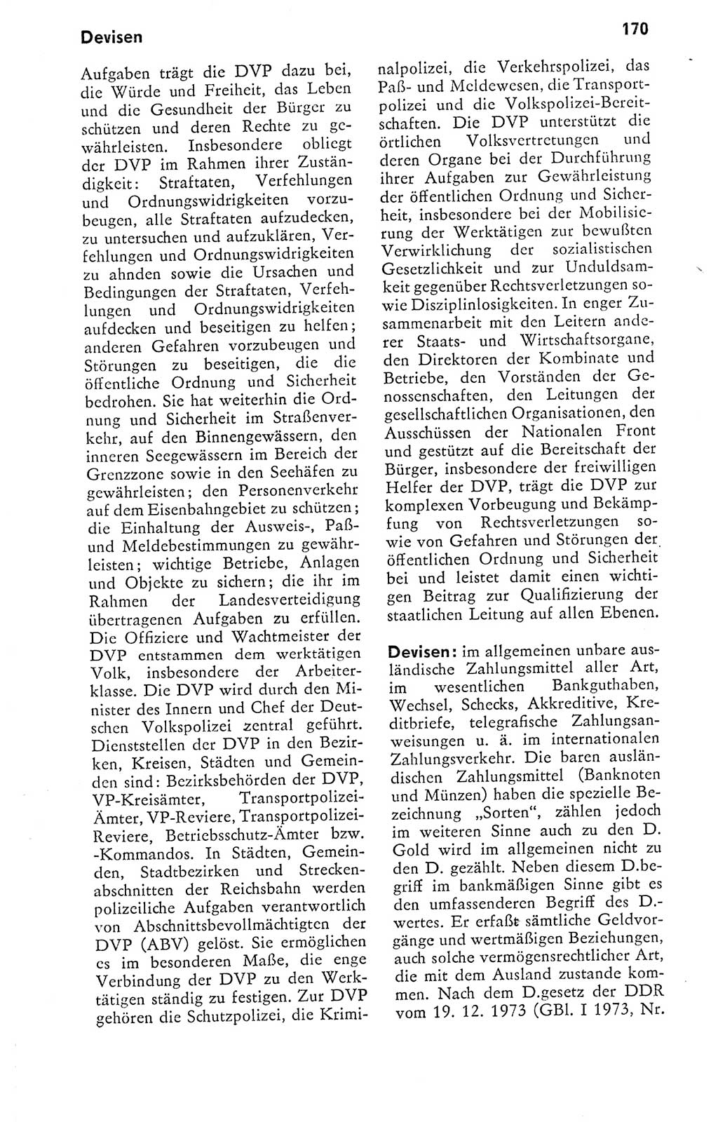 Kleines politisches Wörterbuch [Deutsche Demokratische Republik (DDR)] 1978, Seite 170 (Kl. pol. Wb. DDR 1978, S. 170)