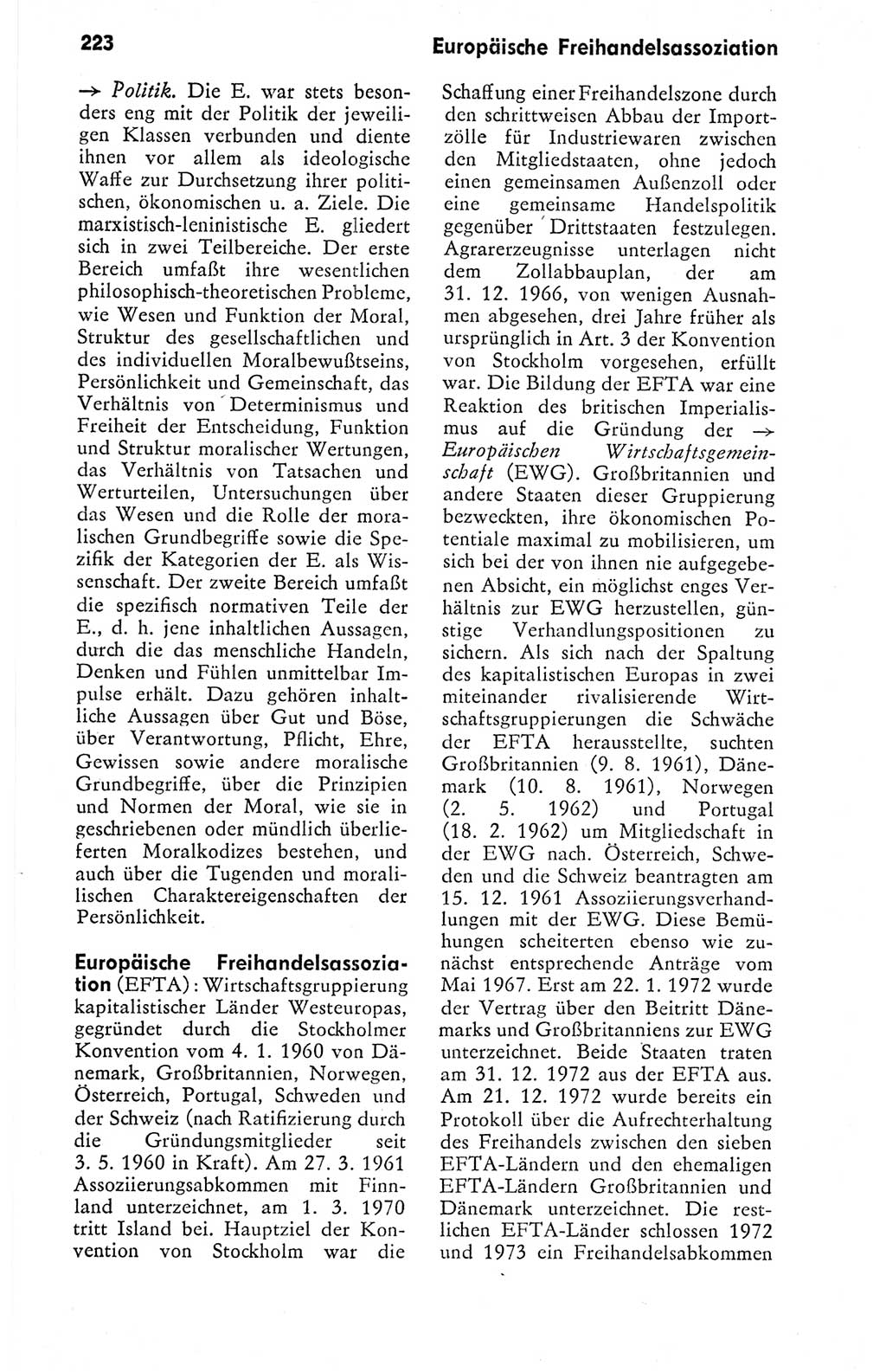 Kleines politisches Wörterbuch [Deutsche Demokratische Republik (DDR)] 1978, Seite 223 (Kl. pol. Wb. DDR 1978, S. 223)