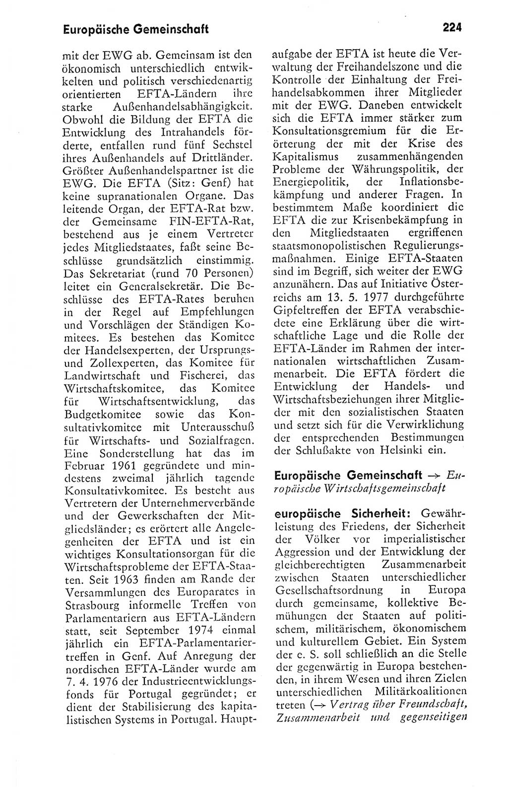 Kleines politisches Wörterbuch [Deutsche Demokratische Republik (DDR)] 1978, Seite 224 (Kl. pol. Wb. DDR 1978, S. 224)