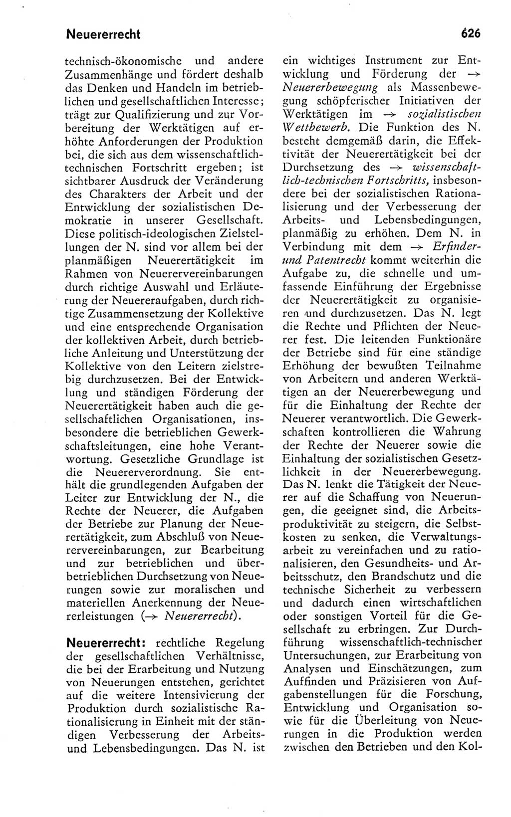 Kleines politisches Wörterbuch [Deutsche Demokratische Republik (DDR)] 1978, Seite 626 (Kl. pol. Wb. DDR 1978, S. 626)