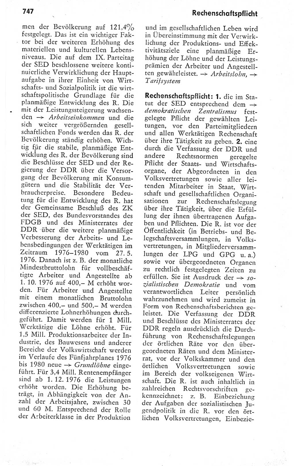 Kleines politisches Wörterbuch [Deutsche Demokratische Republik (DDR)] 1978, Seite 747 (Kl. pol. Wb. DDR 1978, S. 747)