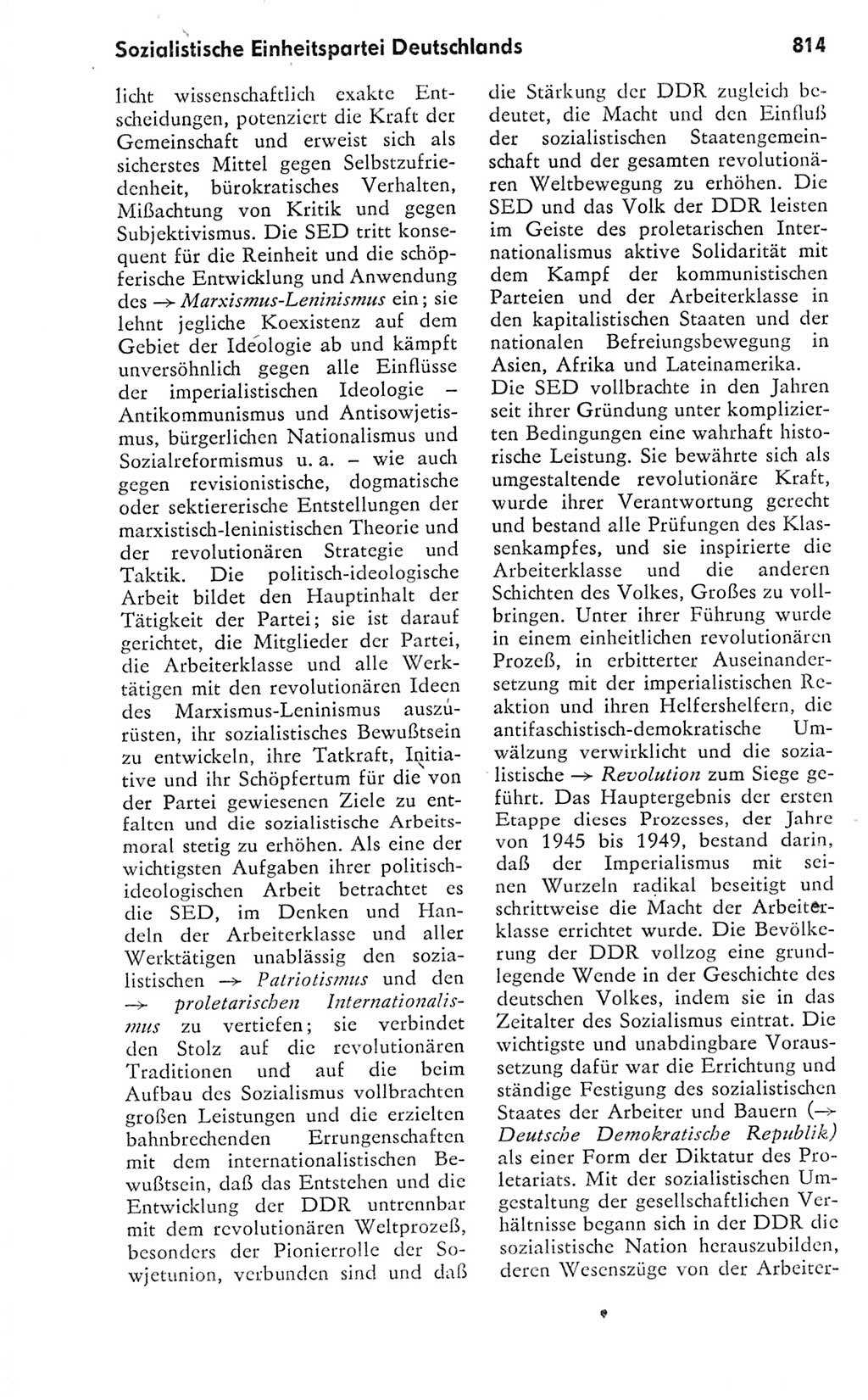 Kleines politisches Wörterbuch [Deutsche Demokratische Republik (DDR)] 1978, Seite 814 (Kl. pol. Wb. DDR 1978, S. 814)