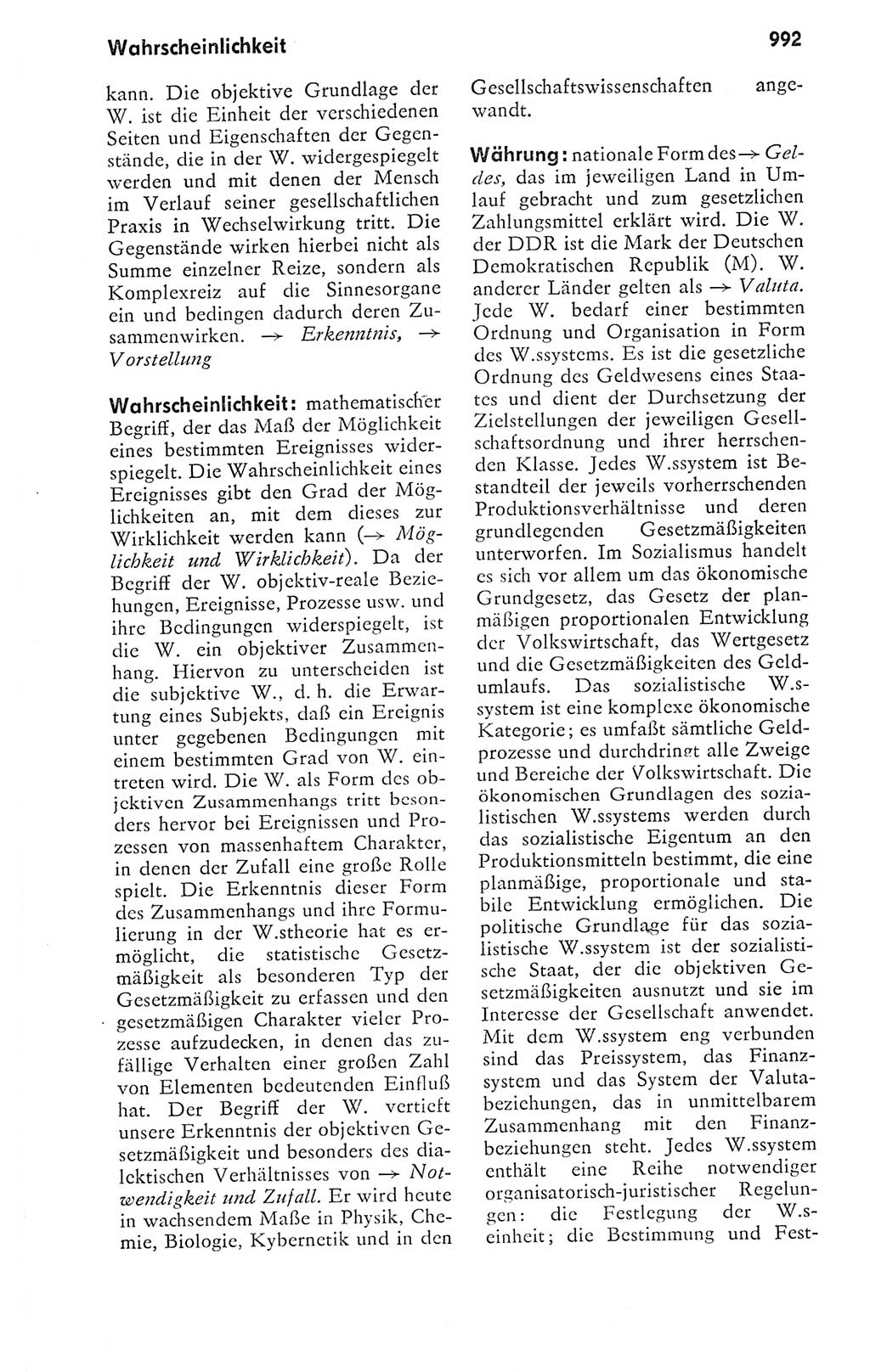 Kleines politisches Wörterbuch [Deutsche Demokratische Republik (DDR)] 1978, Seite 992 (Kl. pol. Wb. DDR 1978, S. 992)