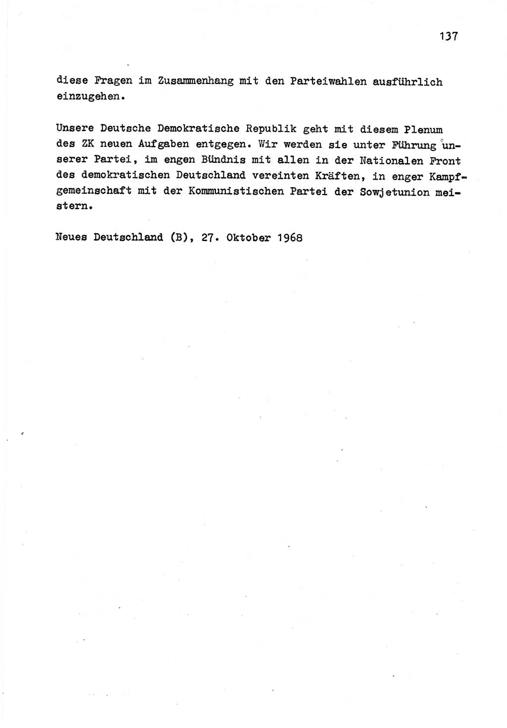Zu Fragen der Parteiarbeit [Sozialistische Einheitspartei Deutschlands (SED) Deutsche Demokratische Republik (DDR)] 1979, Seite 137 (Fr. PA SED DDR 1979, S. 137)