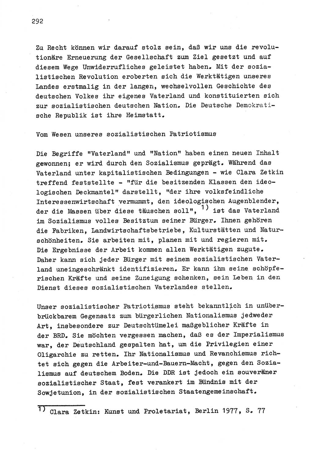Zu Fragen der Parteiarbeit [Sozialistische Einheitspartei Deutschlands (SED) Deutsche Demokratische Republik (DDR)] 1979, Seite 292 (Fr. PA SED DDR 1979, S. 292)