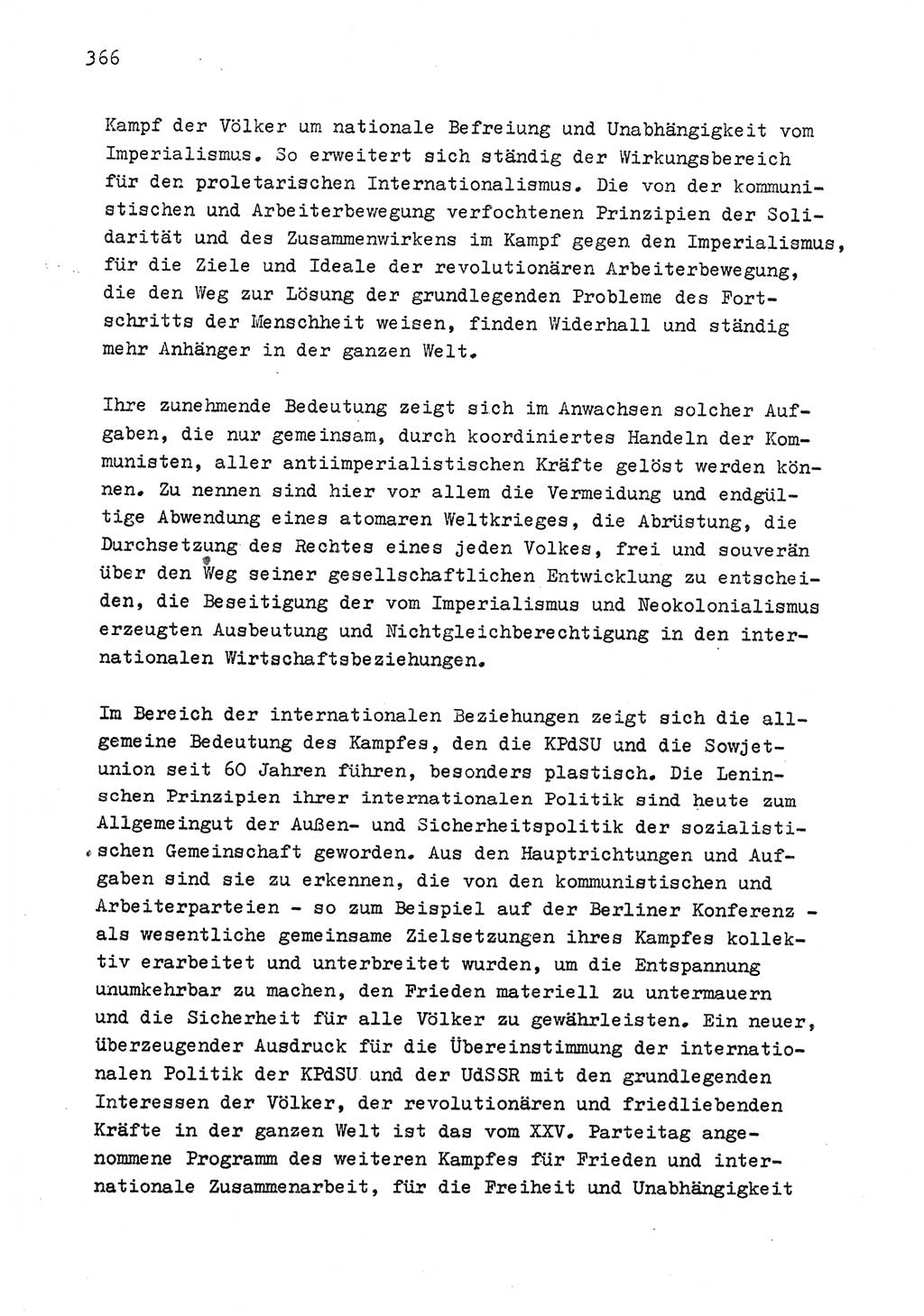 Zu Fragen der Parteiarbeit [Sozialistische Einheitspartei Deutschlands (SED) Deutsche Demokratische Republik (DDR)] 1979, Seite 366 (Fr. PA SED DDR 1979, S. 366)