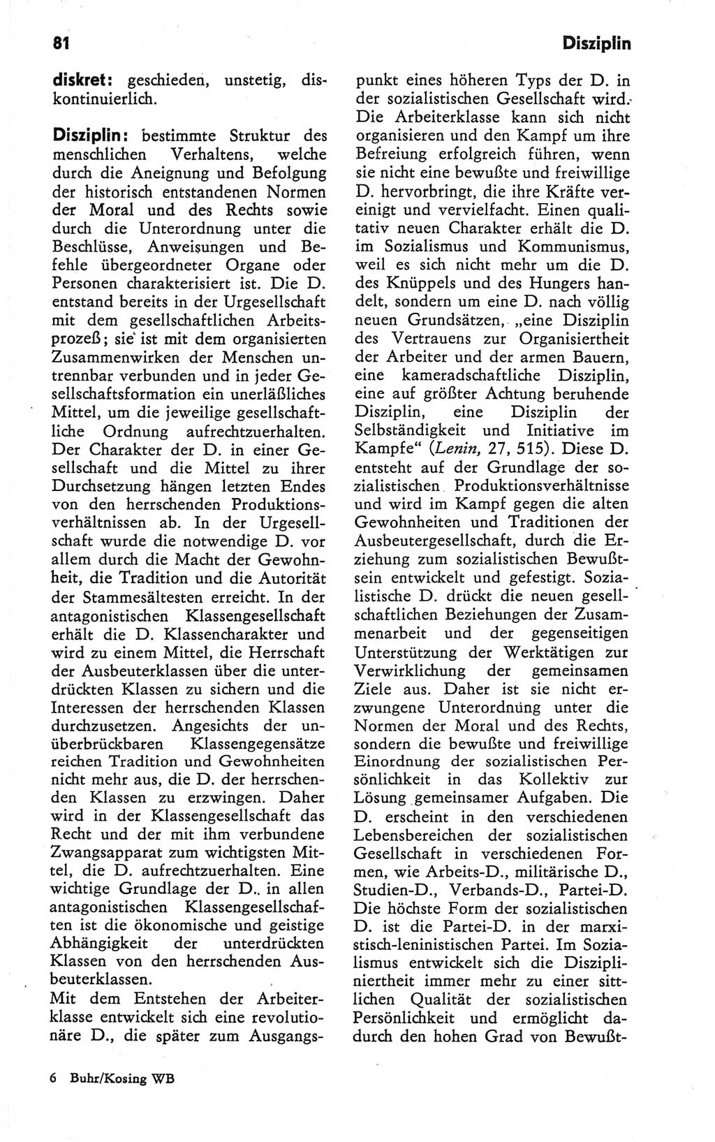 Kleines Wörterbuch der marxistisch-leninistischen Philosophie [Deutsche Demokratische Republik (DDR)] 1979, Seite 81 (Kl. Wb. ML Phil. DDR 1979, S. 81)