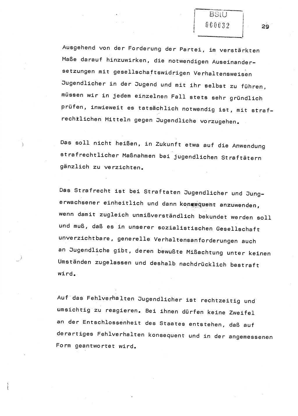 Referat (Generaloberst Erich Mielke) auf der Zentralen Dienstkonferenz am 24.5.1979 [Ministerium für Staatssicherheit (MfS), Deutsche Demokratische Republik (DDR), Der Minister], Berlin 1979, Seite 29 (Ref. DK DDR MfS Min. /79 1979, S. 29)