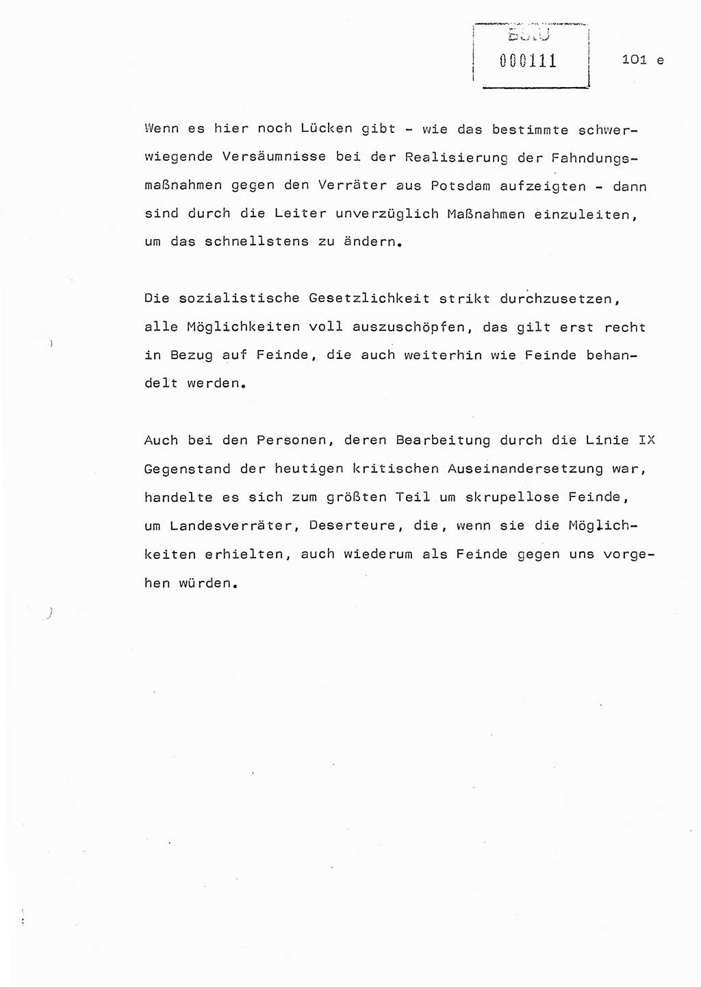 Referat (Generaloberst Erich Mielke) auf der Zentralen Dienstkonferenz am 24.5.1979 [Ministerium für Staatssicherheit (MfS), Deutsche Demokratische Republik (DDR), Der Minister], Berlin 1979, Seite 101/5 (Ref. DK DDR MfS Min. /79 1979, S. 101/5)