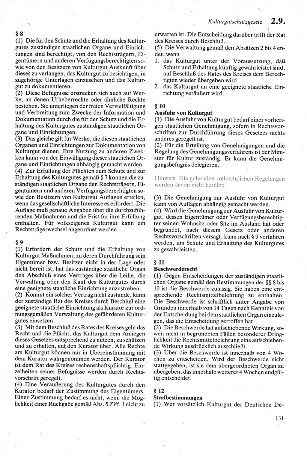 Strafgesetzbuch (StGB) der Deutschen Demokratischen Republik (DDR) sowie angrenzende Gesetze und Bestimmungen 1979, Seite 131 (StGB DDR Ges. Best. 1979, S. 131)