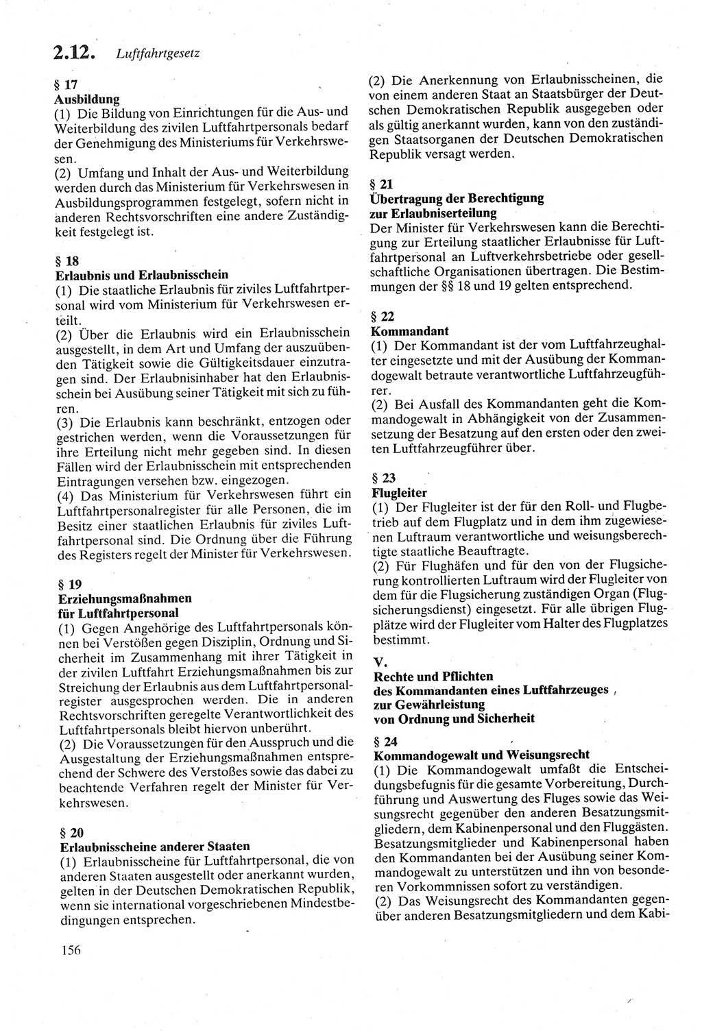 Strafgesetzbuch (StGB) der Deutschen Demokratischen Republik (DDR) sowie angrenzende Gesetze und Bestimmungen 1979, Seite 156 (StGB DDR Ges. Best. 1979, S. 156)