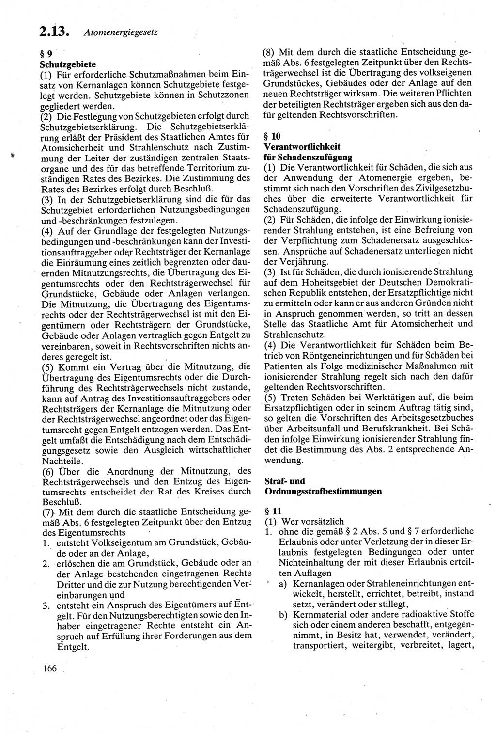 Strafgesetzbuch (StGB) der Deutschen Demokratischen Republik (DDR) sowie angrenzende Gesetze und Bestimmungen 1979, Seite 166 (StGB DDR Ges. Best. 1979, S. 166)