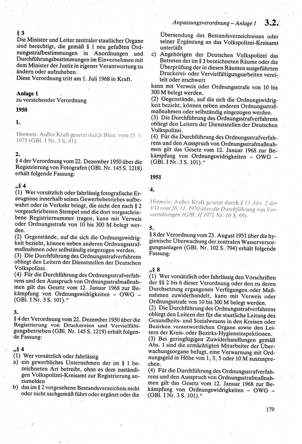 Strafgesetzbuch (StGB) der Deutschen Demokratischen Republik (DDR) sowie angrenzende Gesetze und Bestimmungen 1979, Seite 179 (StGB DDR Ges. Best. 1979, S. 179)
