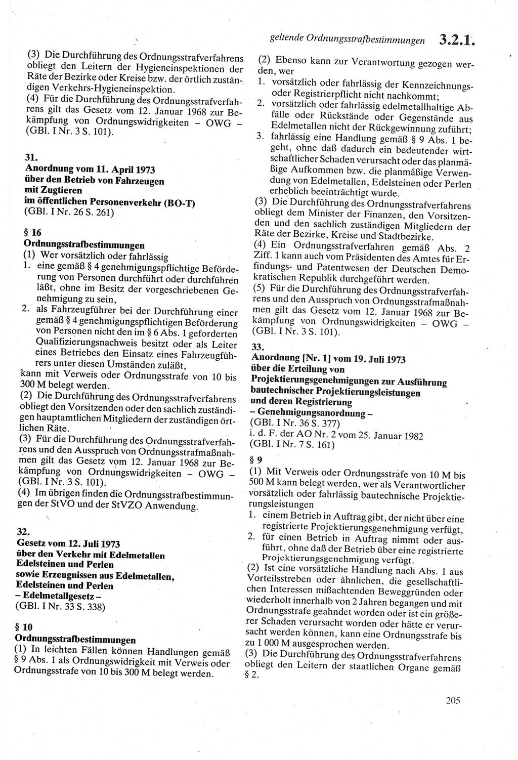 Strafgesetzbuch (StGB) der Deutschen Demokratischen Republik (DDR) sowie angrenzende Gesetze und Bestimmungen 1979, Seite 205 (StGB DDR Ges. Best. 1979, S. 205)