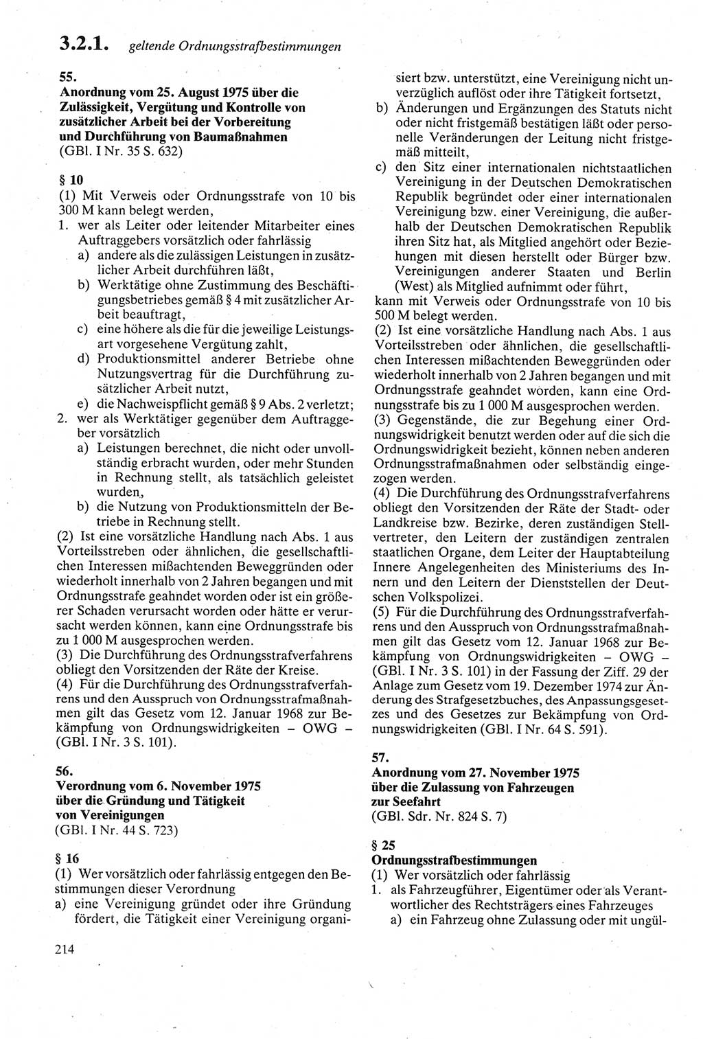 Strafgesetzbuch (StGB) der Deutschen Demokratischen Republik (DDR) sowie angrenzende Gesetze und Bestimmungen 1979, Seite 214 (StGB DDR Ges. Best. 1979, S. 214)