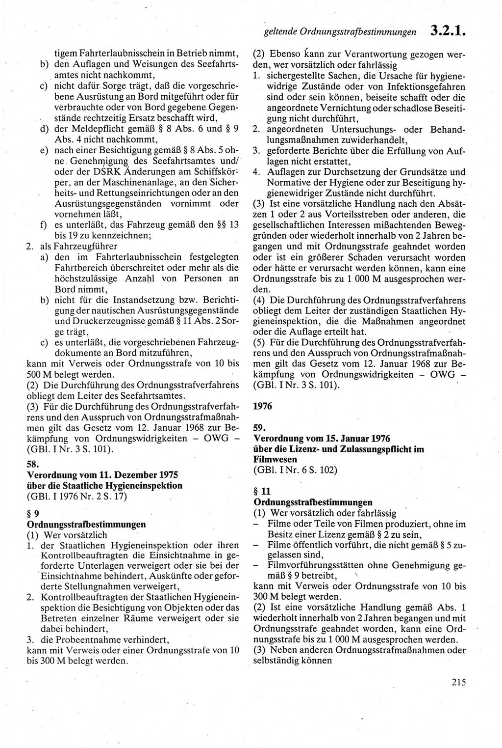 Strafgesetzbuch (StGB) der Deutschen Demokratischen Republik (DDR) sowie angrenzende Gesetze und Bestimmungen 1979, Seite 215 (StGB DDR Ges. Best. 1979, S. 215)
