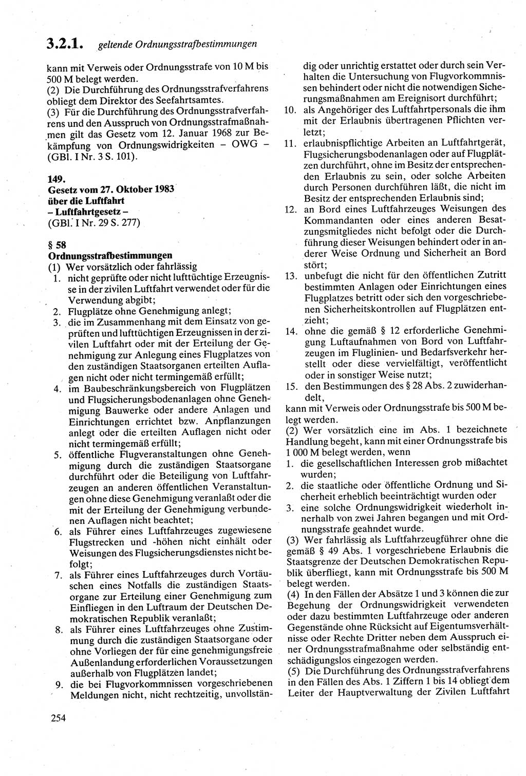 Strafgesetzbuch (StGB) der Deutschen Demokratischen Republik (DDR) sowie angrenzende Gesetze und Bestimmungen 1979, Seite 254 (StGB DDR Ges. Best. 1979, S. 254)