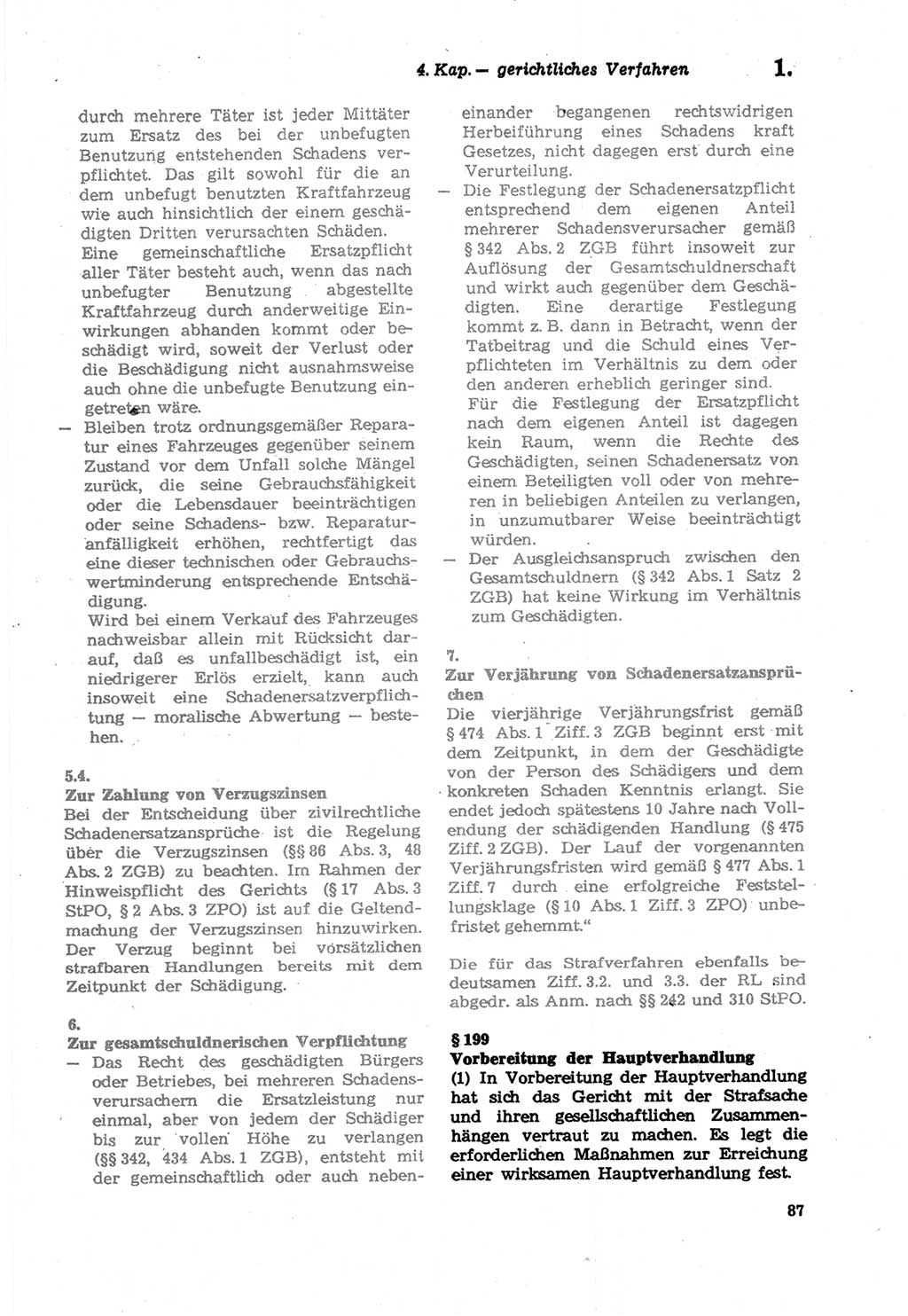 Strafprozeßordnung (StPO) der Deutschen Demokratischen Republik (DDR) sowie angrenzende Gesetze und Bestimmungen 1979, Seite 87 (StPO DDR Ges. Best. 1979, S. 87)