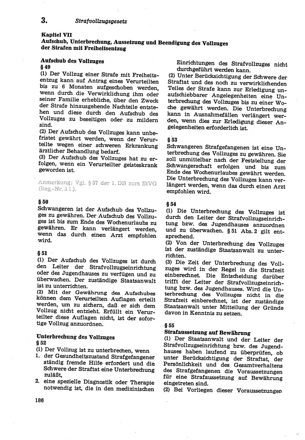 Strafprozeßordnung (StPO) der Deutschen Demokratischen Republik (DDR) sowie angrenzende Gesetze und Bestimmungen 1979, Seite 186 (StPO DDR Ges. Best. 1979, S. 186)
