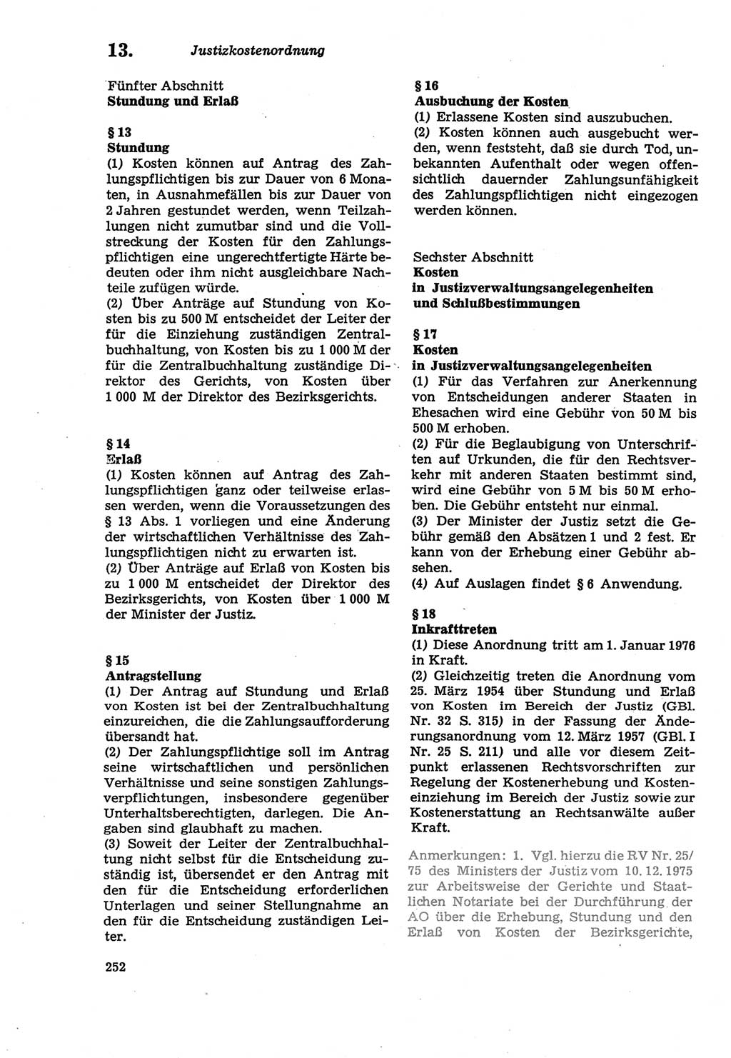 Strafprozeßordnung (StPO) der Deutschen Demokratischen Republik (DDR) sowie angrenzende Gesetze und Bestimmungen 1979, Seite 252 (StPO DDR Ges. Best. 1979, S. 252)