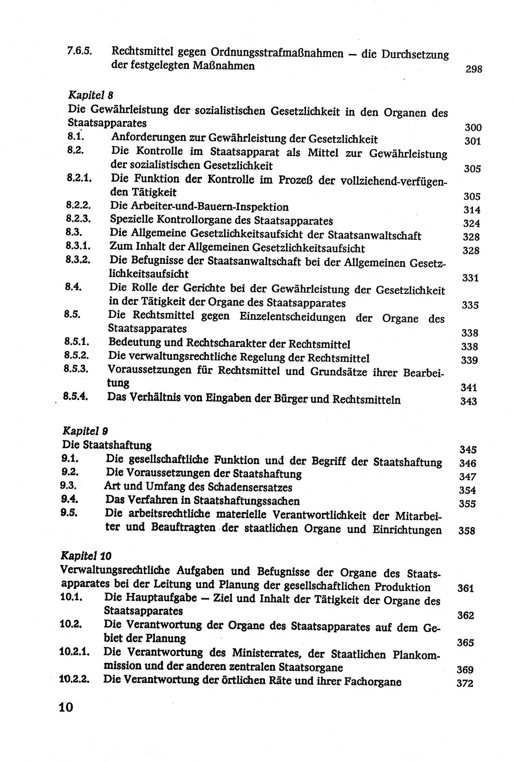 Verwaltungsrecht [Deutsche Demokratische Republik (DDR)], Lehrbuch 1979, Seite 10 (Verw.-R. DDR Lb. 1979, S. 10)