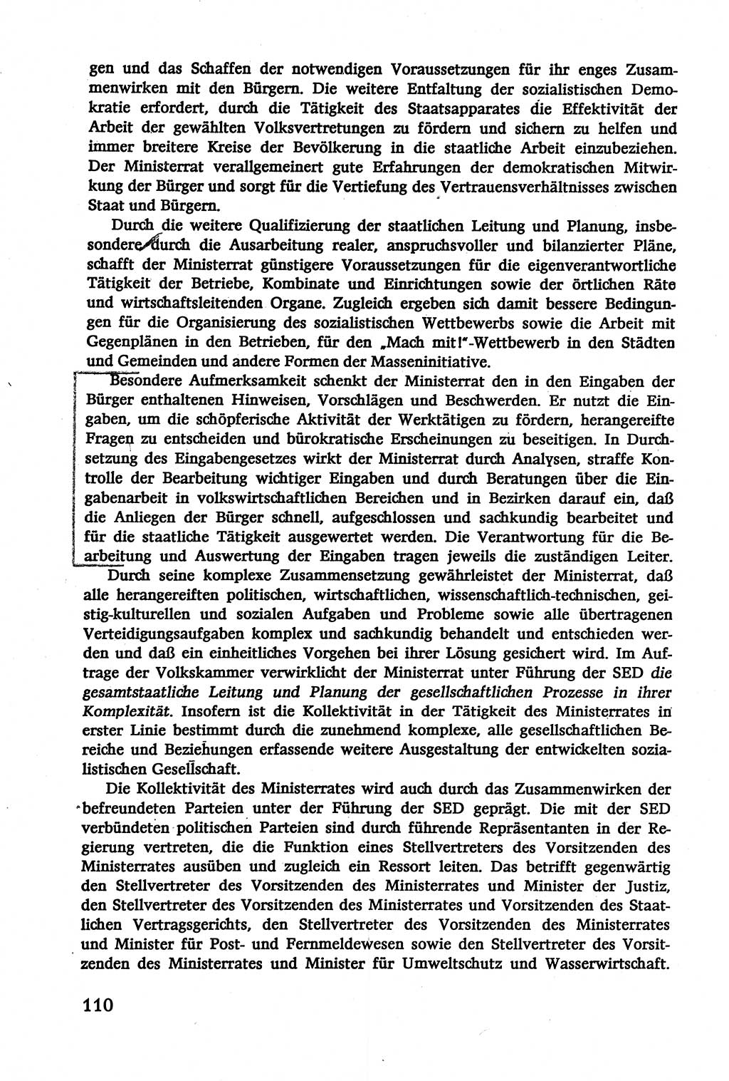 Verwaltungsrecht [Deutsche Demokratische Republik (DDR)], Lehrbuch 1979, Seite 110 (Verw.-R. DDR Lb. 1979, S. 110)