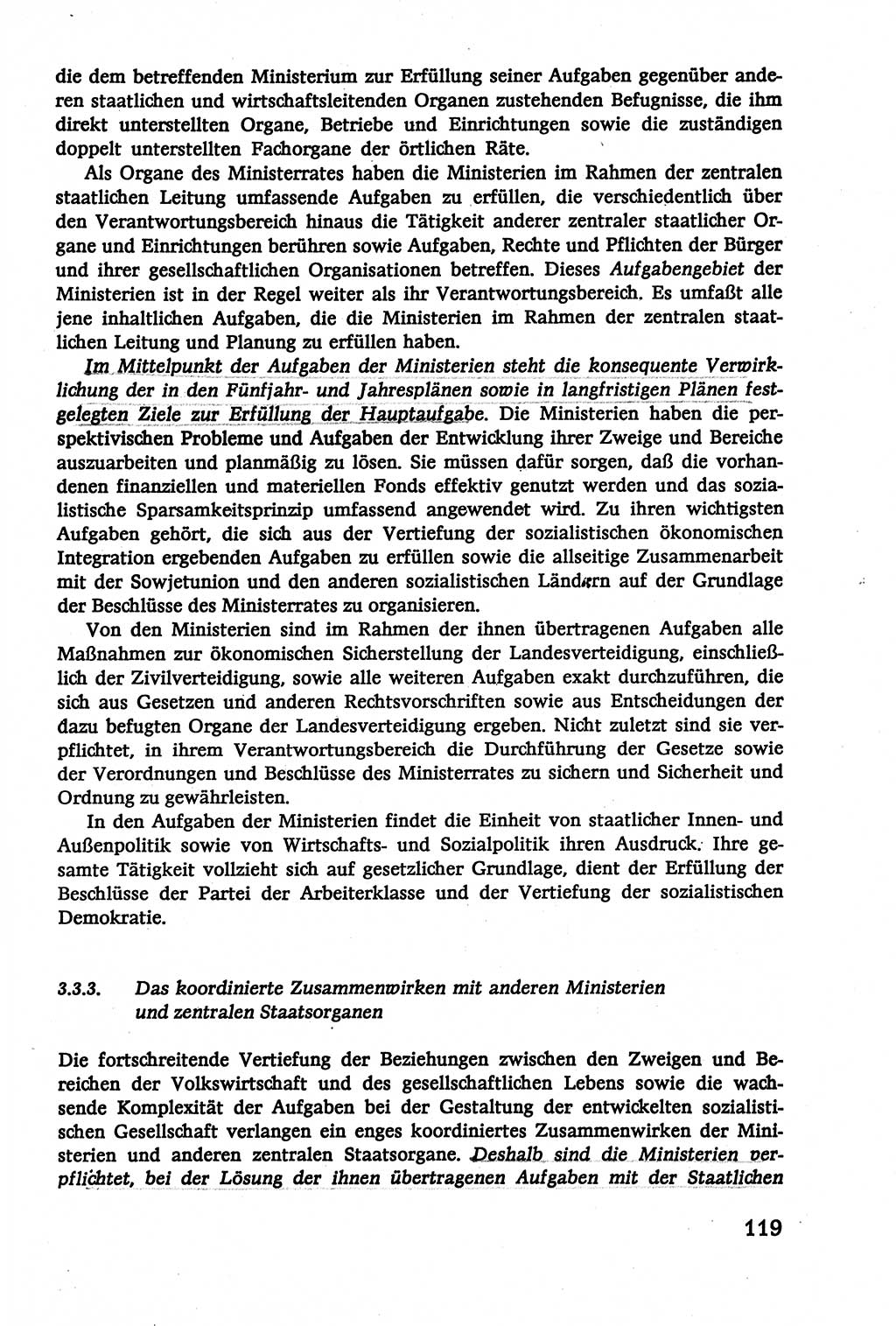 Verwaltungsrecht [Deutsche Demokratische Republik (DDR)], Lehrbuch 1979, Seite 119 (Verw.-R. DDR Lb. 1979, S. 119)