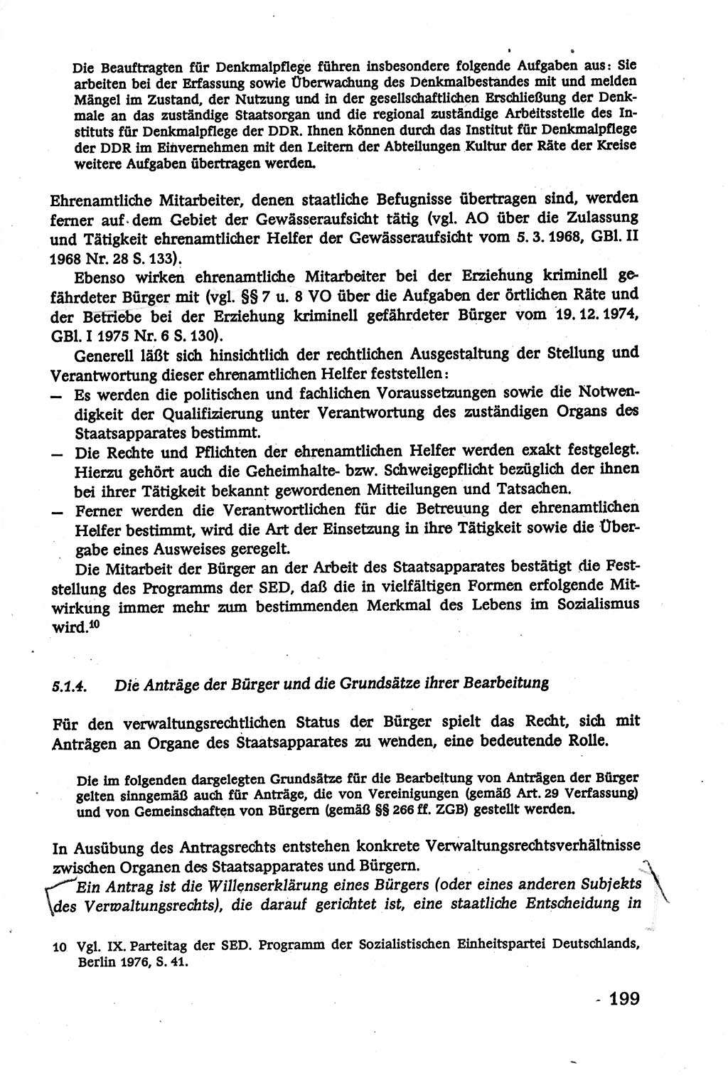 Verwaltungsrecht [Deutsche Demokratische Republik (DDR)], Lehrbuch 1979, Seite 199 (Verw.-R. DDR Lb. 1979, S. 199)