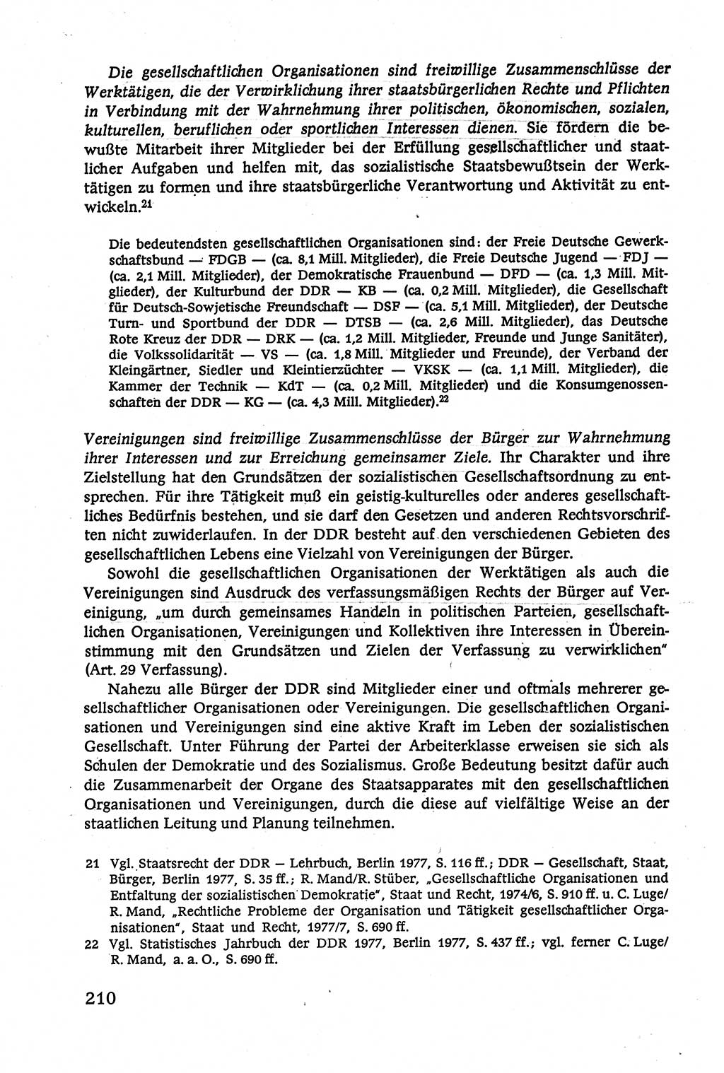 Verwaltungsrecht [Deutsche Demokratische Republik (DDR)], Lehrbuch 1979, Seite 210 (Verw.-R. DDR Lb. 1979, S. 210)