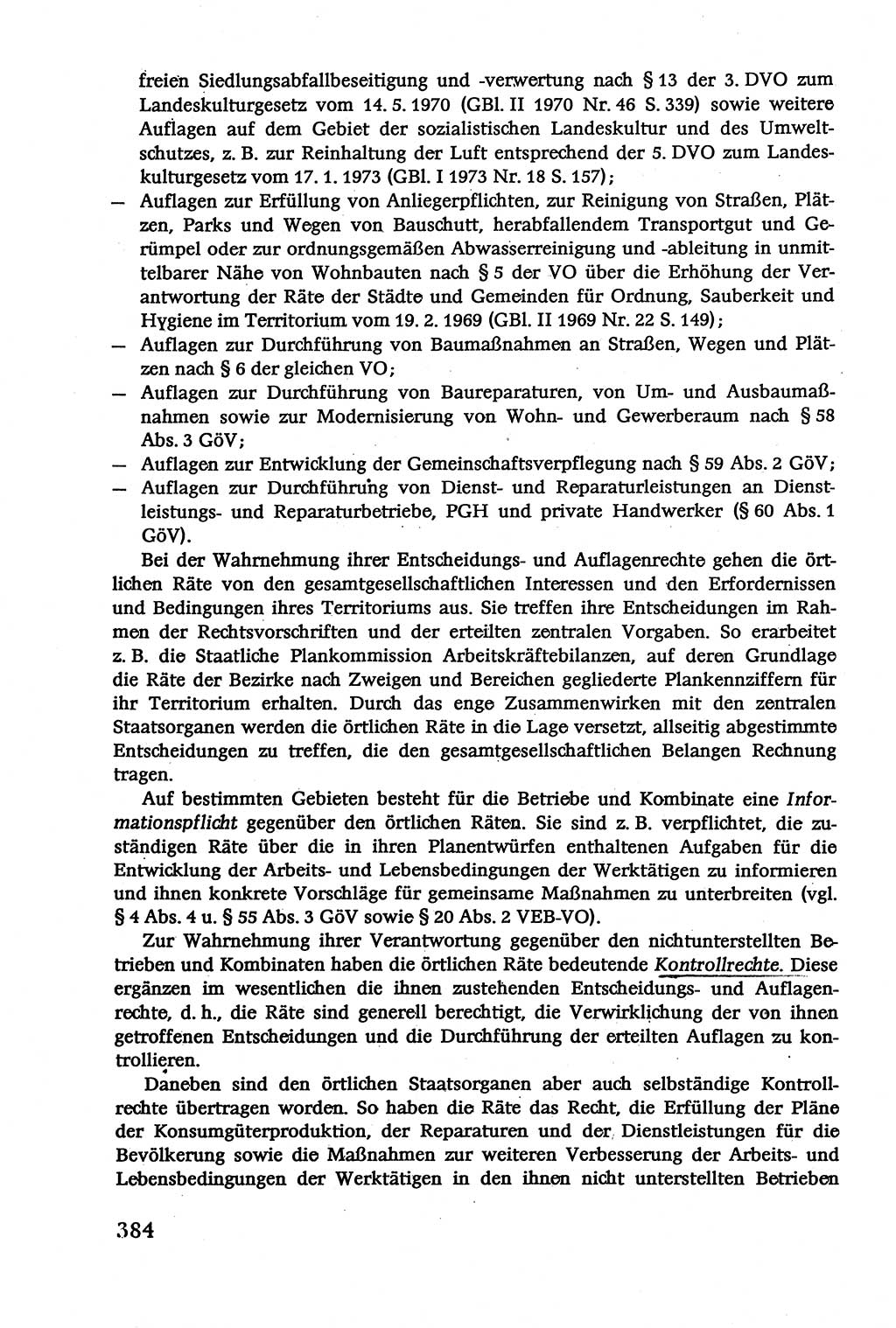 Verwaltungsrecht [Deutsche Demokratische Republik (DDR)], Lehrbuch 1979, Seite 384 (Verw.-R. DDR Lb. 1979, S. 384)