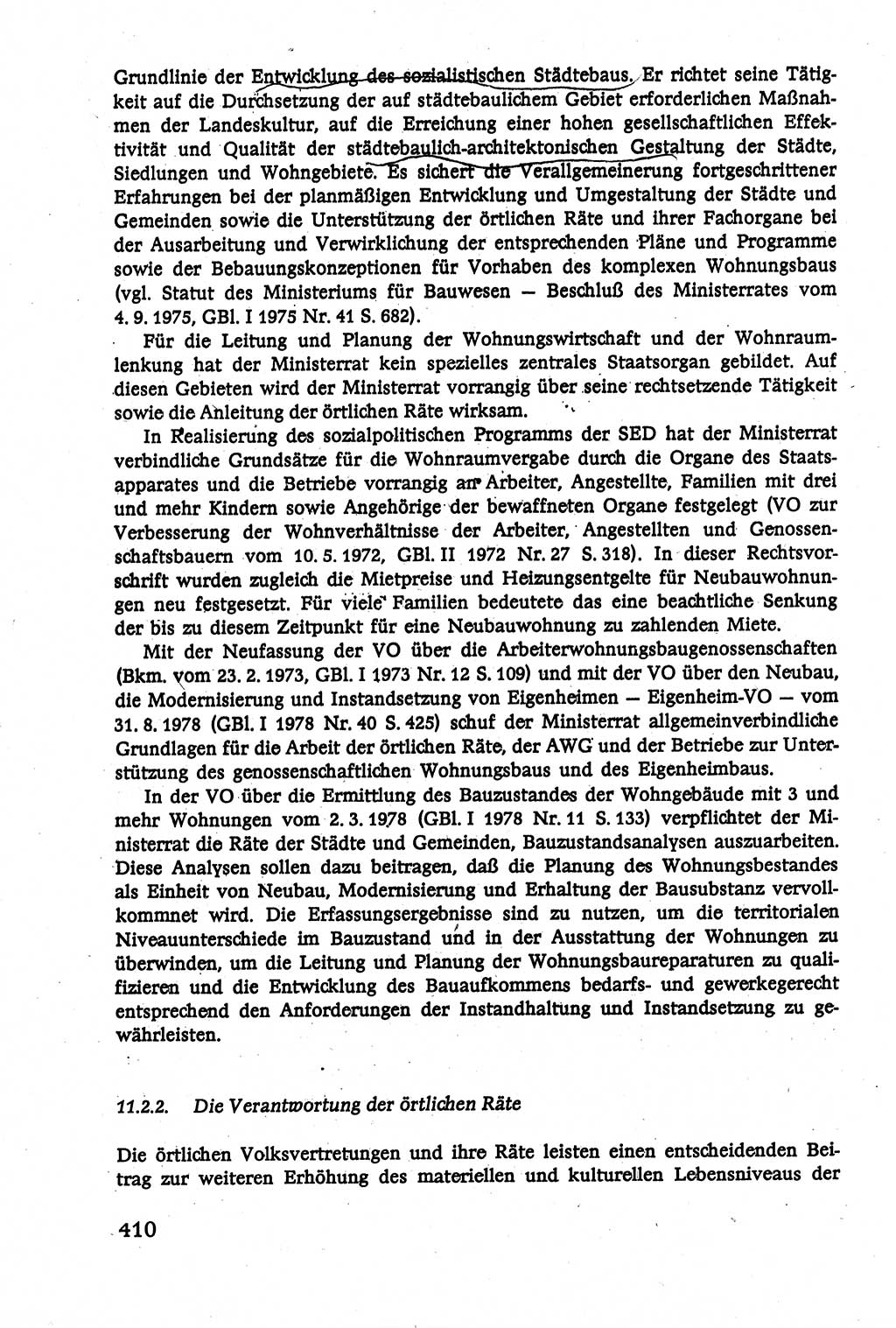 Verwaltungsrecht [Deutsche Demokratische Republik (DDR)], Lehrbuch 1979, Seite 410 (Verw.-R. DDR Lb. 1979, S. 410)