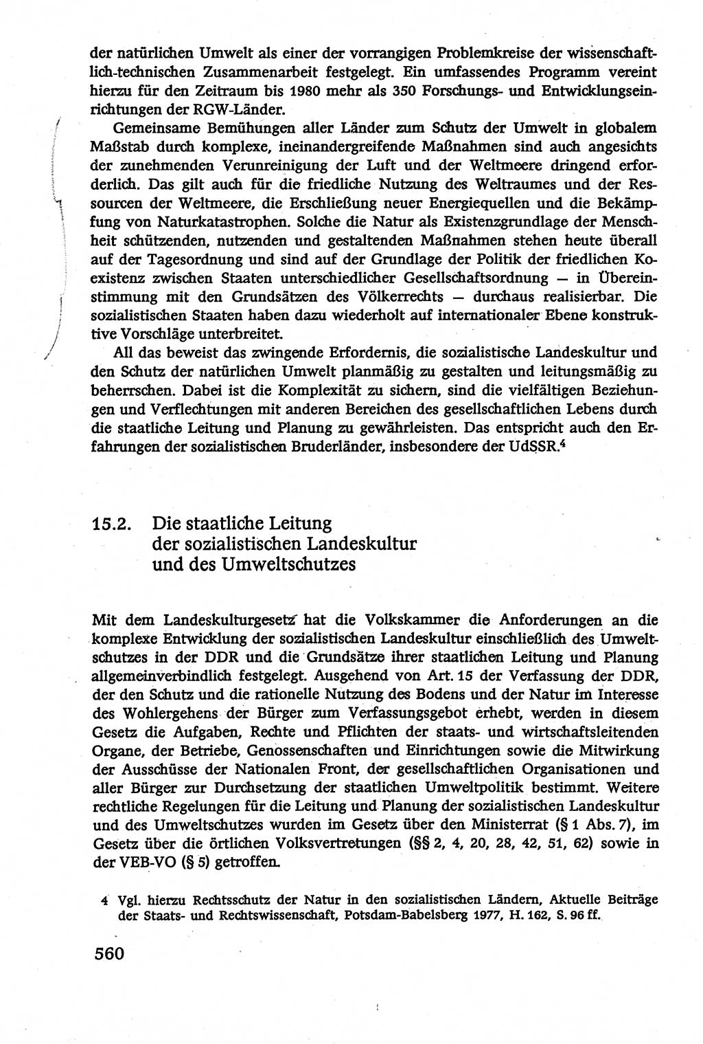 Verwaltungsrecht [Deutsche Demokratische Republik (DDR)], Lehrbuch 1979, Seite 560 (Verw.-R. DDR Lb. 1979, S. 560)