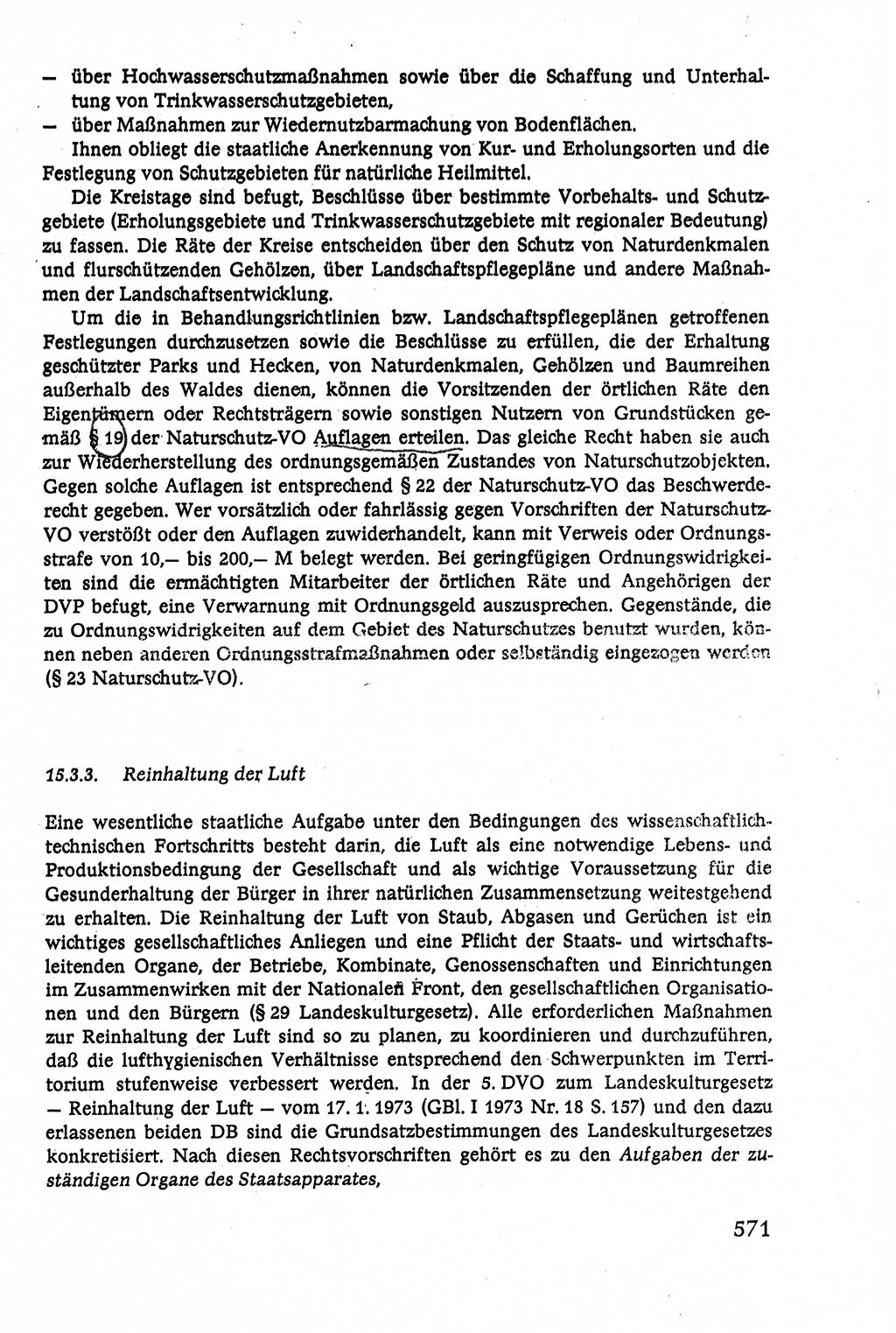 Verwaltungsrecht [Deutsche Demokratische Republik (DDR)], Lehrbuch 1979, Seite 571 (Verw.-R. DDR Lb. 1979, S. 571)