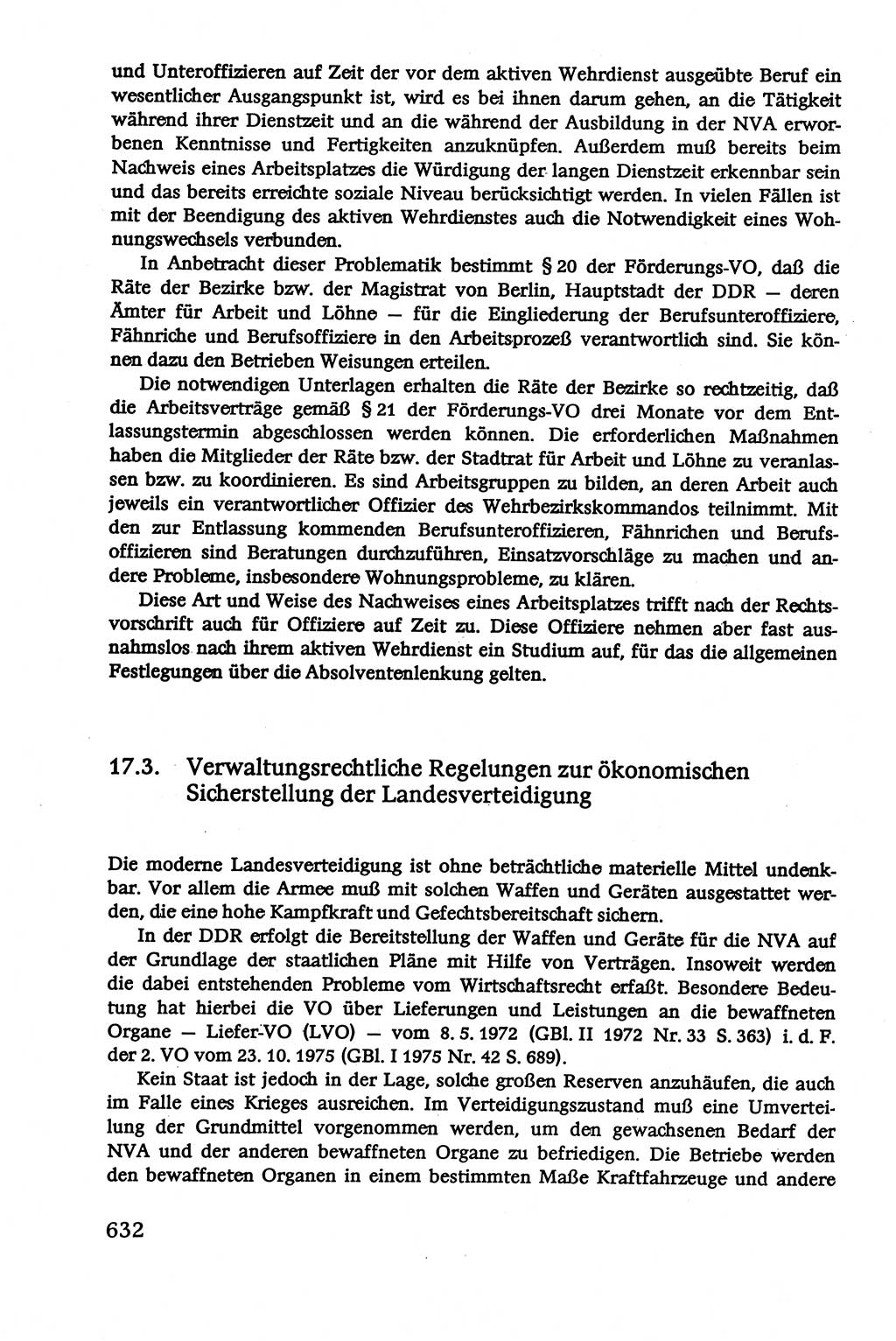 Verwaltungsrecht [Deutsche Demokratische Republik (DDR)], Lehrbuch 1979, Seite 632 (Verw.-R. DDR Lb. 1979, S. 632)