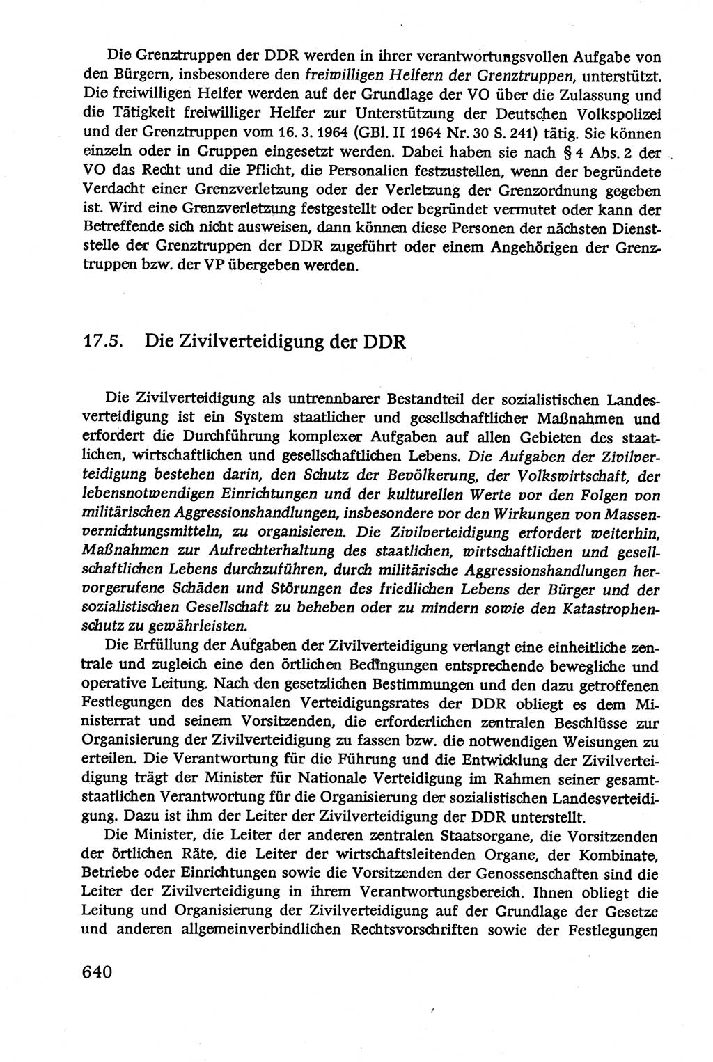 Verwaltungsrecht [Deutsche Demokratische Republik (DDR)], Lehrbuch 1979, Seite 640 (Verw.-R. DDR Lb. 1979, S. 640)