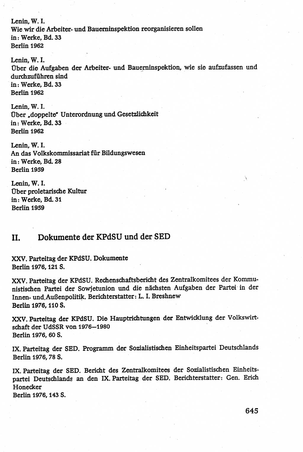 Verwaltungsrecht [Deutsche Demokratische Republik (DDR)], Lehrbuch 1979, Seite 645 (Verw.-R. DDR Lb. 1979, S. 645)
