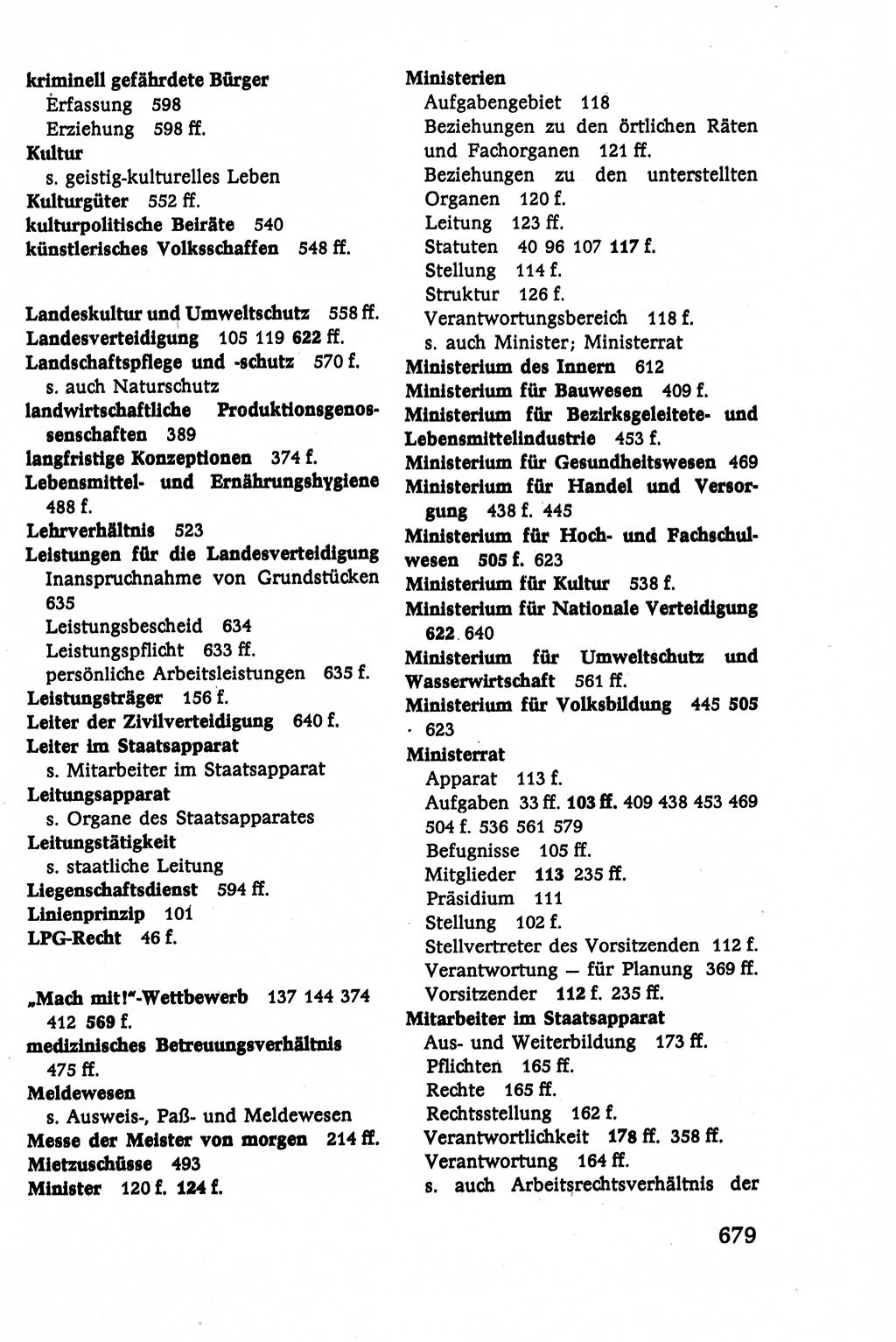 Verwaltungsrecht [Deutsche Demokratische Republik (DDR)], Lehrbuch 1979, Seite 679 (Verw.-R. DDR Lb. 1979, S. 679)