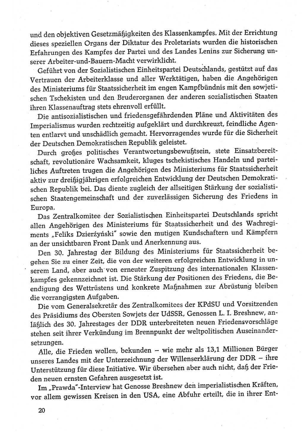 Dokumente der Sozialistischen Einheitspartei Deutschlands (SED) [Deutsche Demokratische Republik (DDR)] 1980-1981, Seite 20 (Dok. SED DDR 1980-1981, S. 20)