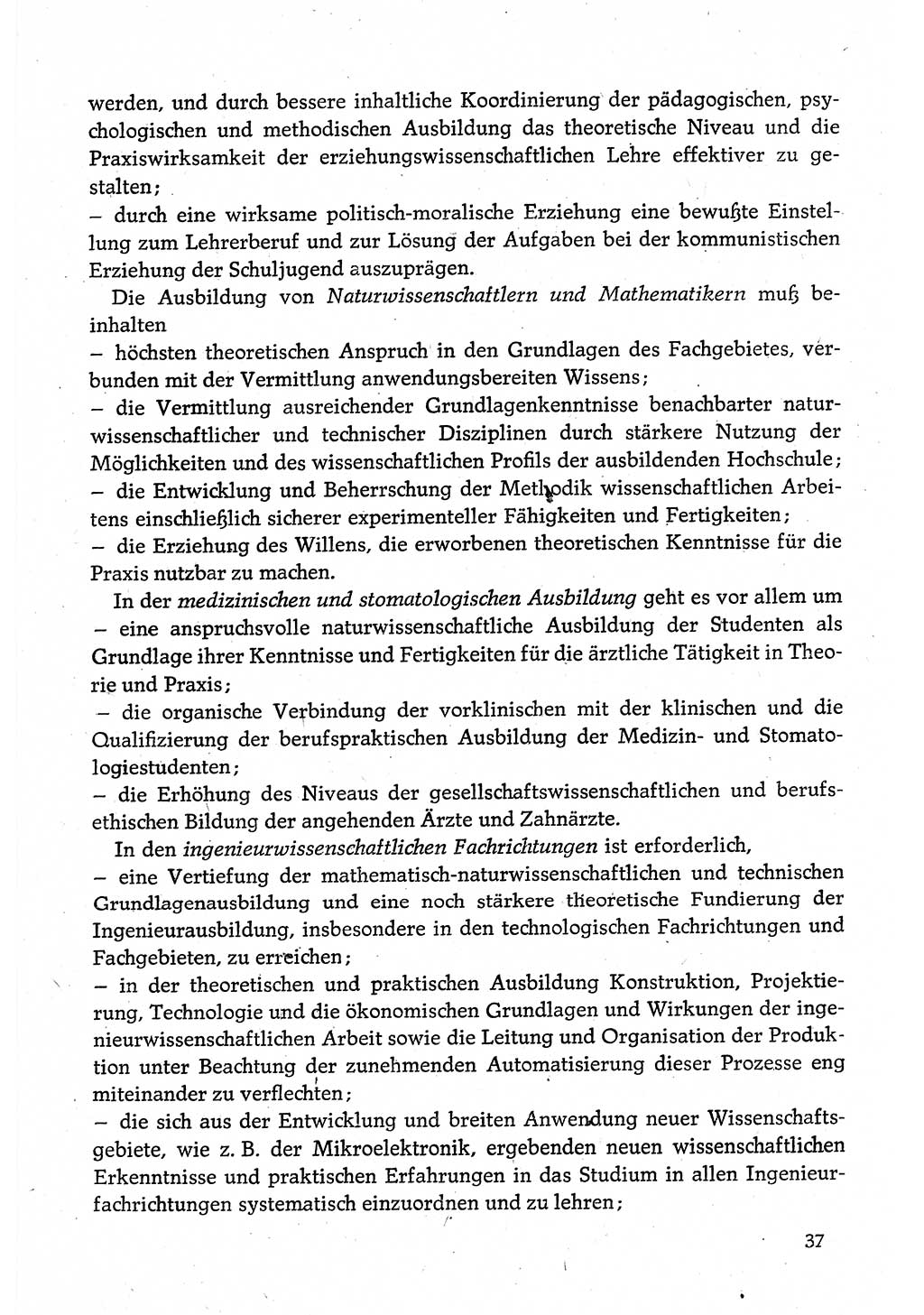 Dokumente der Sozialistischen Einheitspartei Deutschlands (SED) [Deutsche Demokratische Republik (DDR)] 1980-1981, Seite 37 (Dok. SED DDR 1980-1981, S. 37)