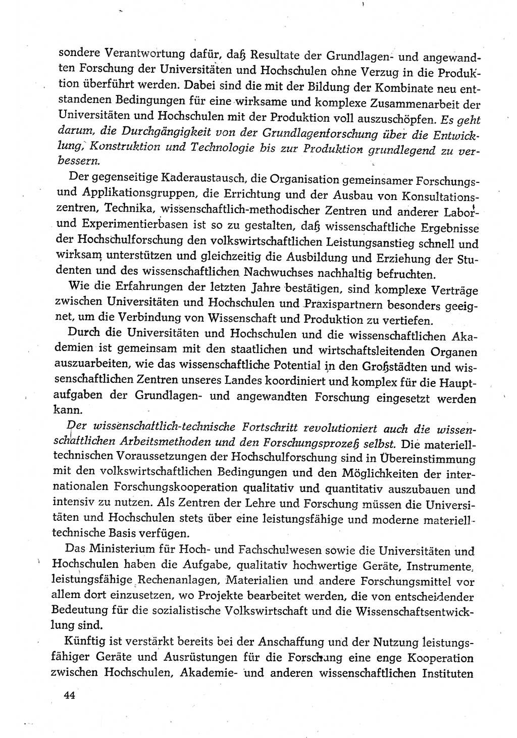 Dokumente der Sozialistischen Einheitspartei Deutschlands (SED) [Deutsche Demokratische Republik (DDR)] 1980-1981, Seite 44 (Dok. SED DDR 1980-1981, S. 44)