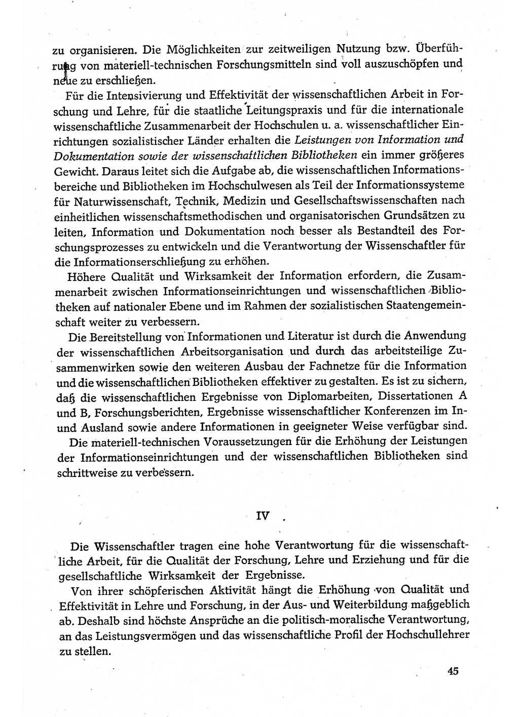 Dokumente der Sozialistischen Einheitspartei Deutschlands (SED) [Deutsche Demokratische Republik (DDR)] 1980-1981, Seite 45 (Dok. SED DDR 1980-1981, S. 45)
