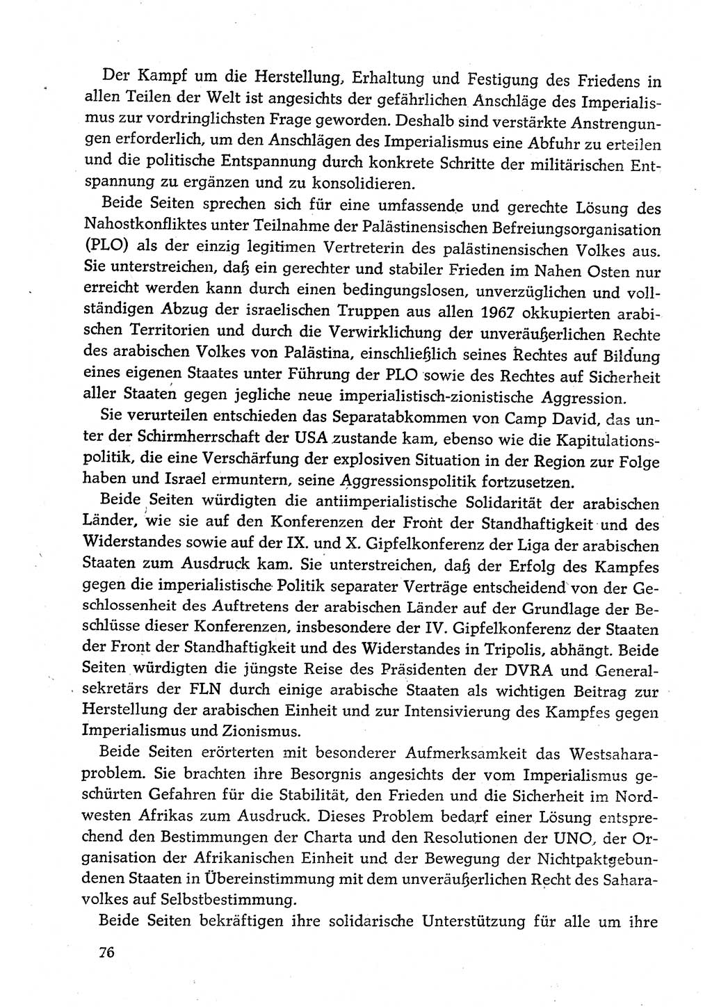 Dokumente der Sozialistischen Einheitspartei Deutschlands (SED) [Deutsche Demokratische Republik (DDR)] 1980-1981, Seite 76 (Dok. SED DDR 1980-1981, S. 76)