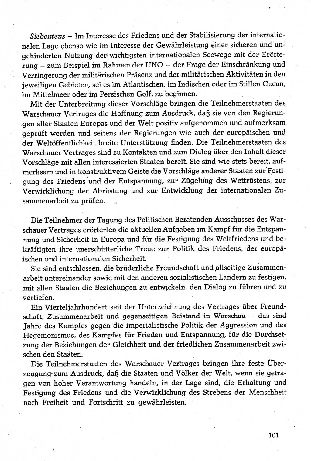 Dokumente der Sozialistischen Einheitspartei Deutschlands (SED) [Deutsche Demokratische Republik (DDR)] 1980-1981, Seite 101 (Dok. SED DDR 1980-1981, S. 101)